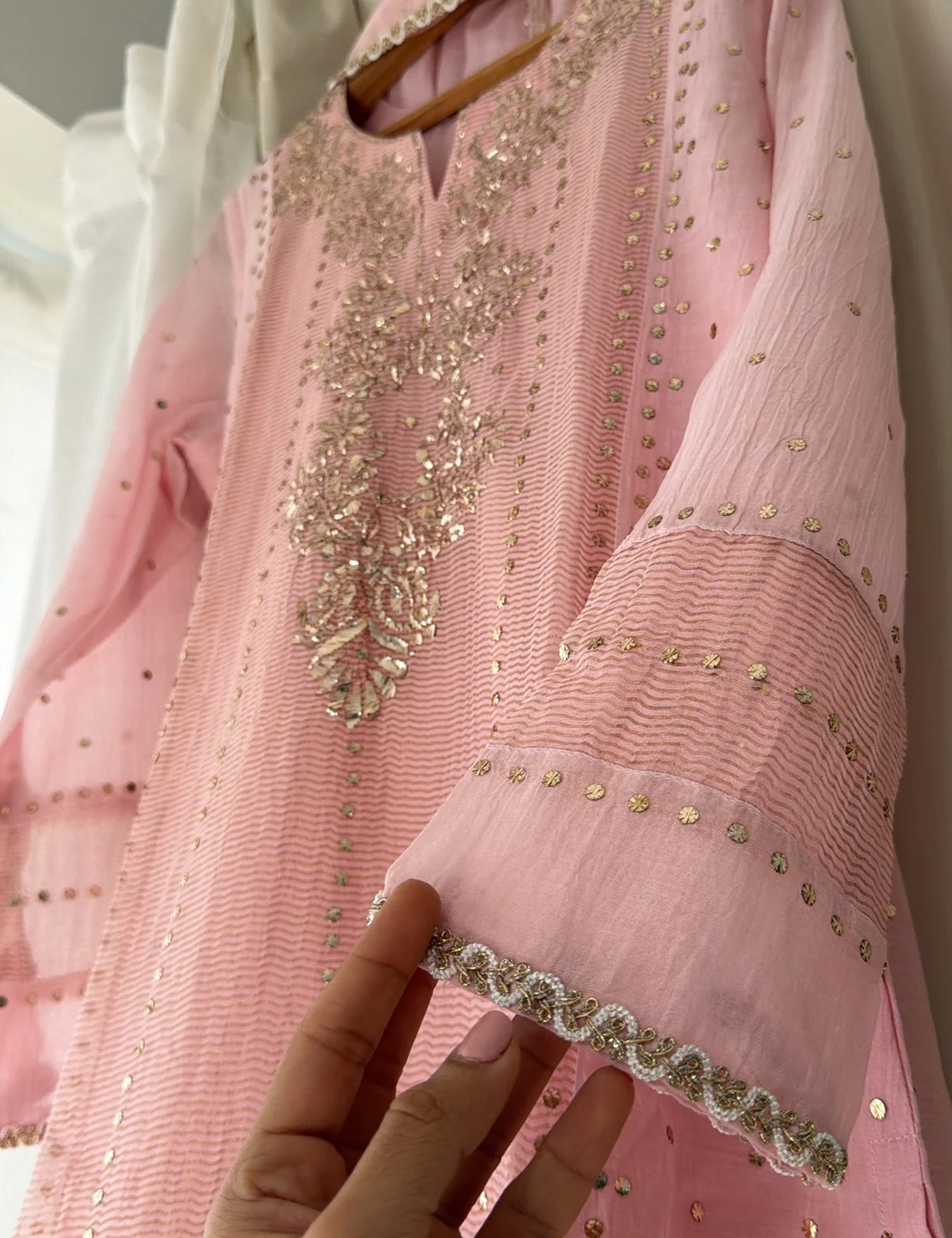 Aiza Mukaish A-line Set of Three