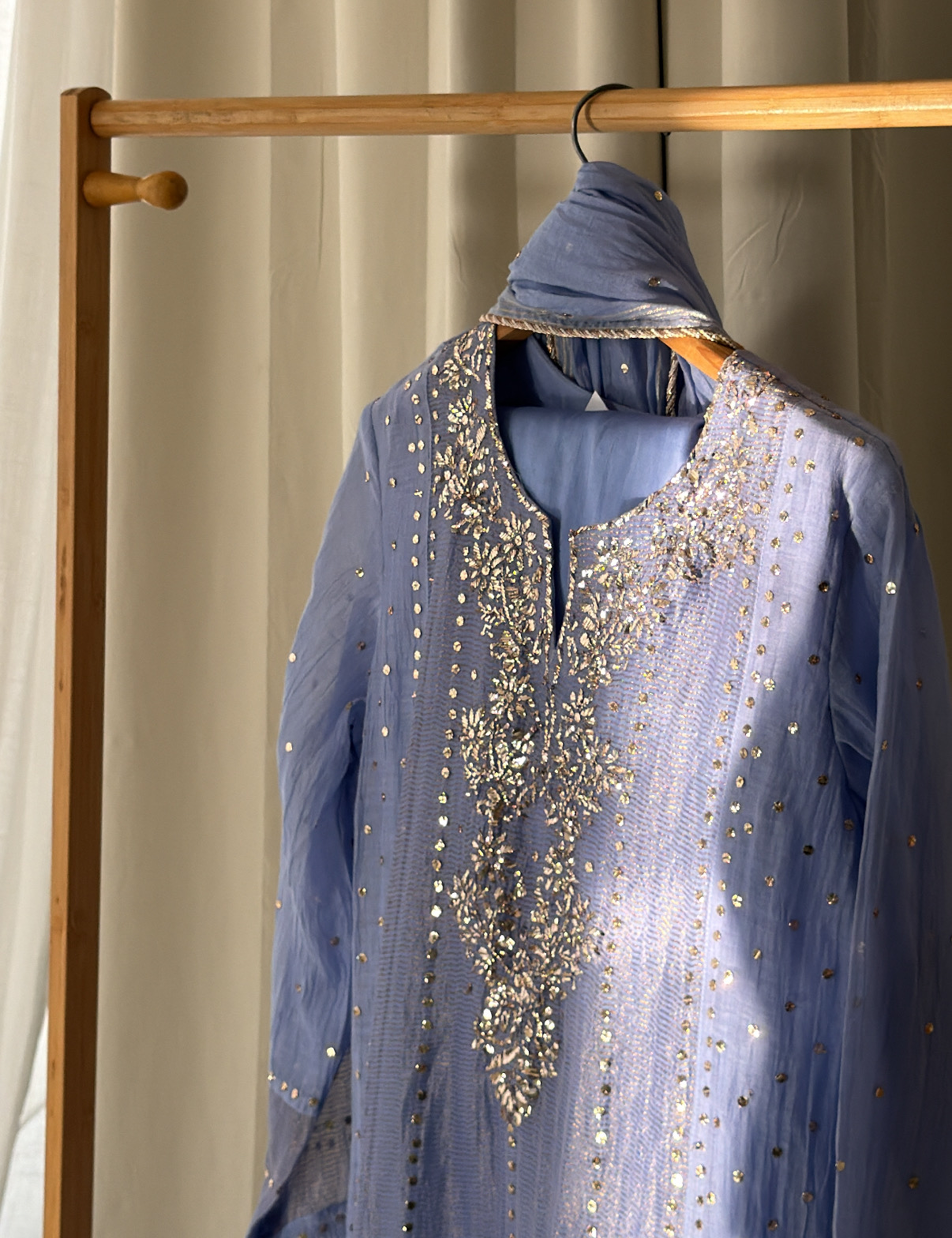 Aiza Mukaish A-line Set of Three