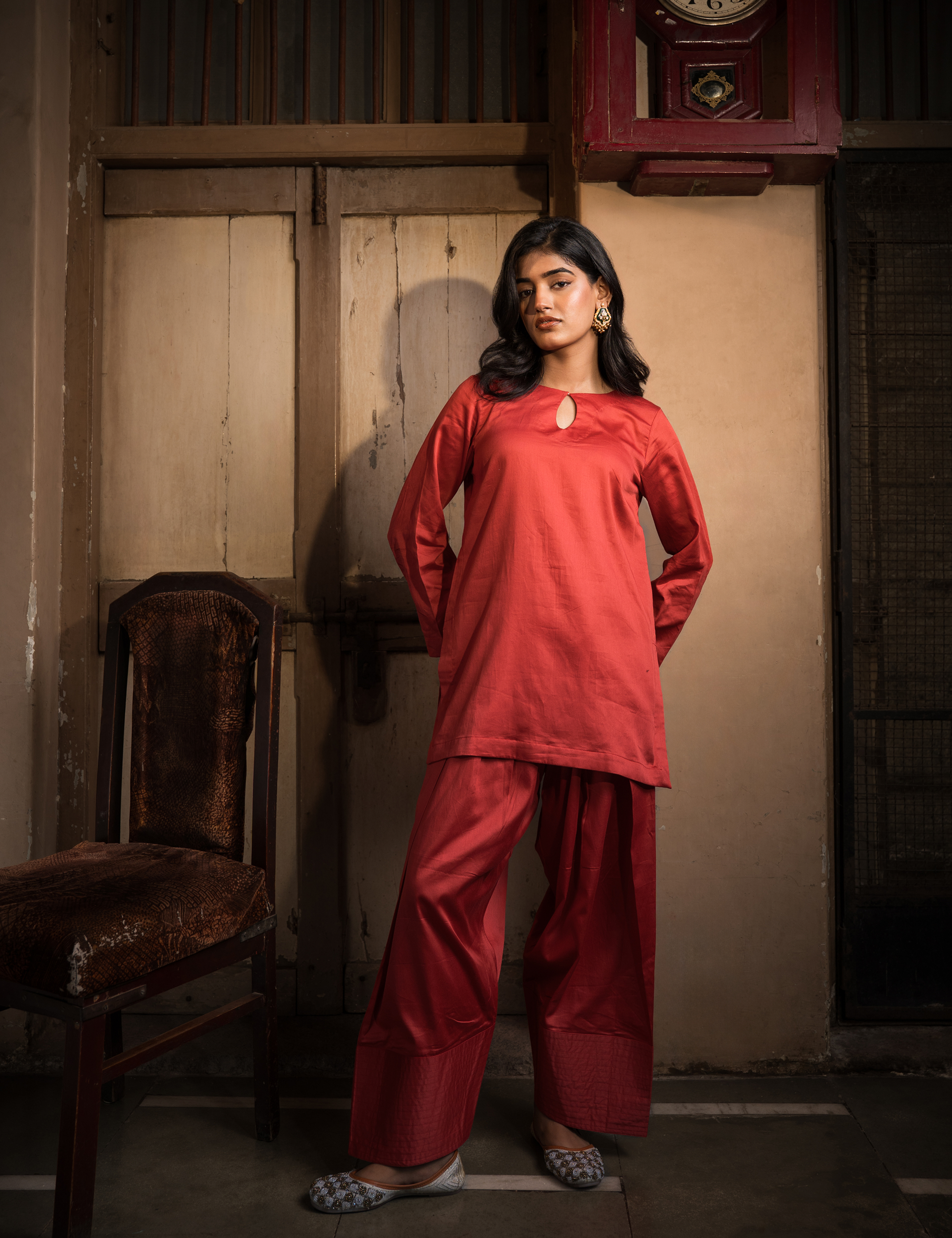 Zuhra Set of three with Farsi Salwar