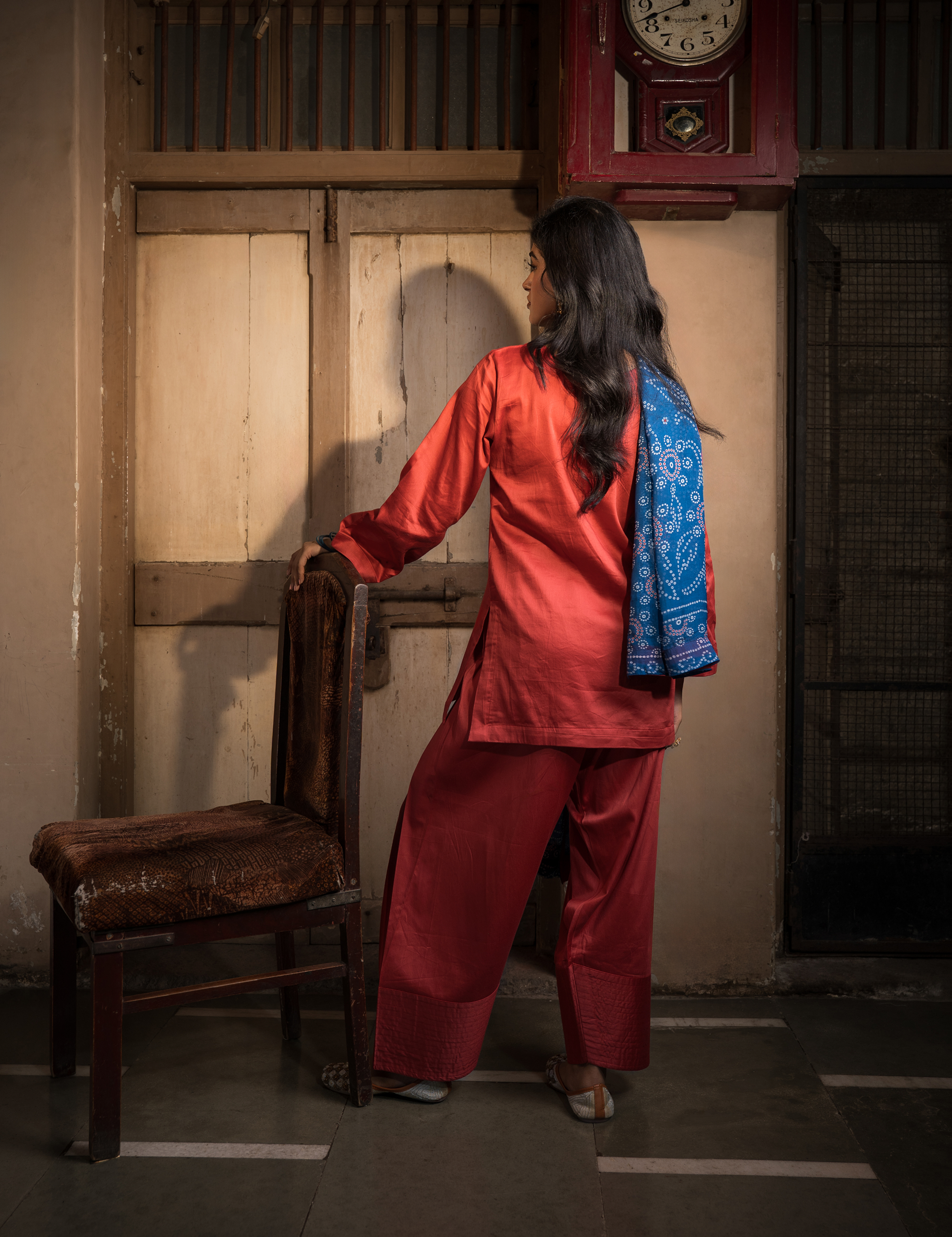 Zuhra Set of three with Farsi Salwar