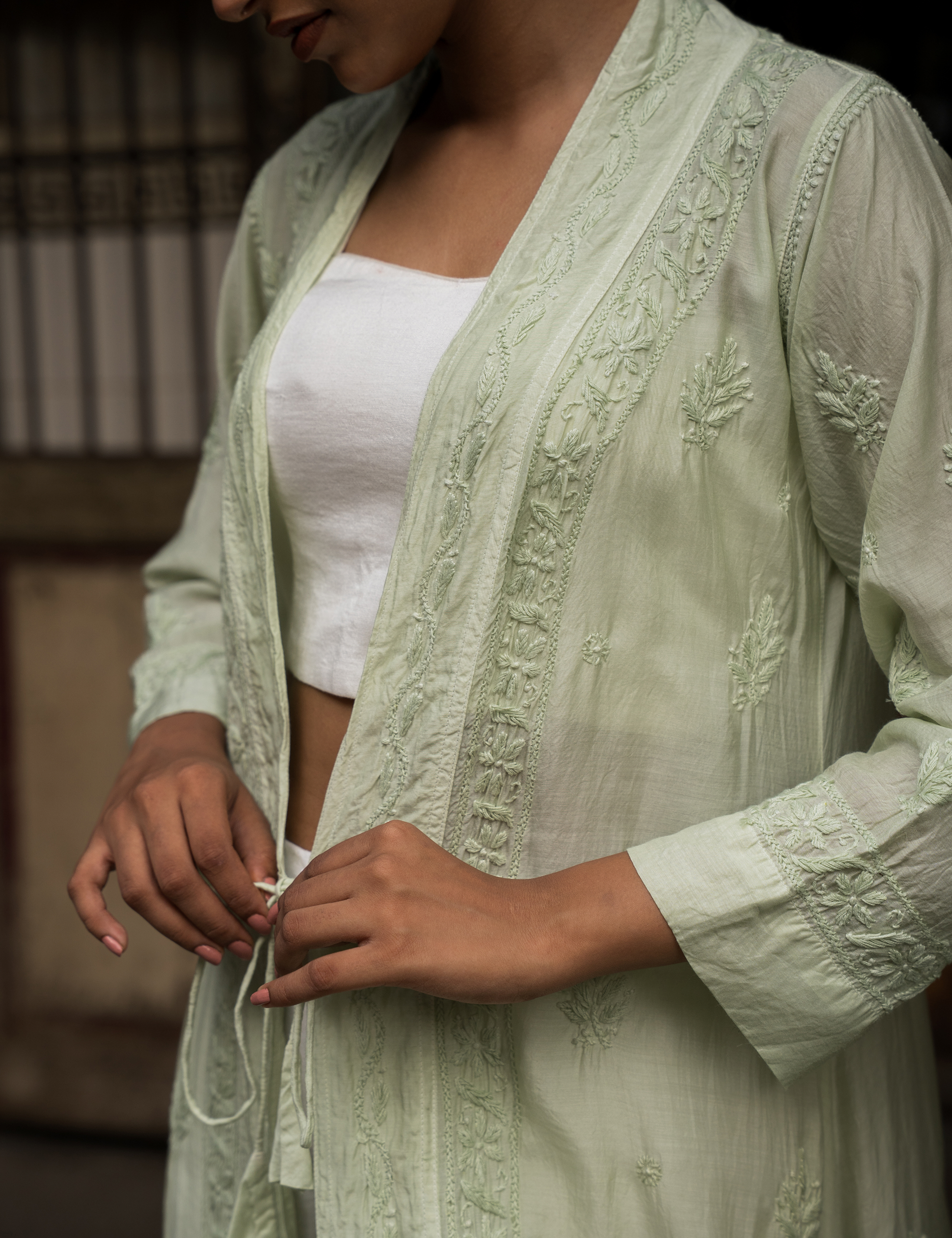 Mia Long Cape in Pista