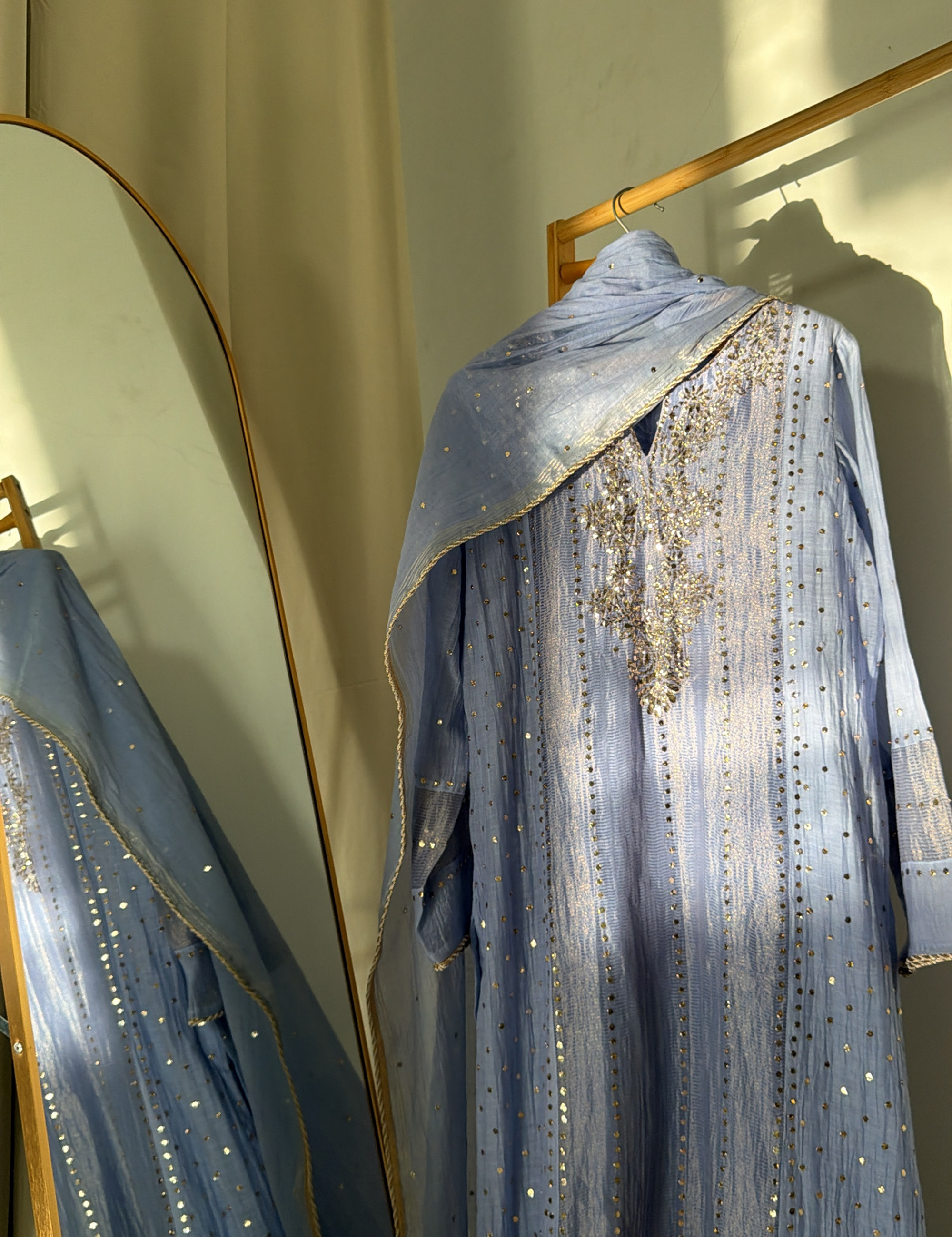 Aiza Mukaish A-line Set of Three