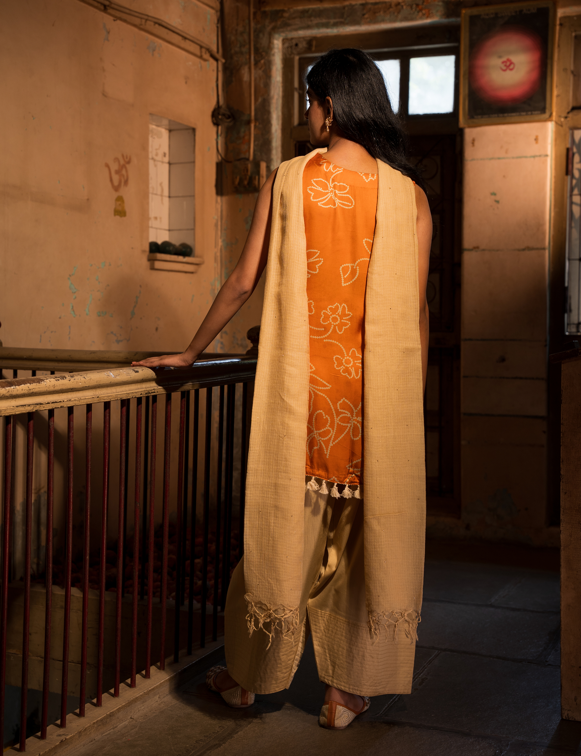 Rivaa Set of Three with Farsi Salwar