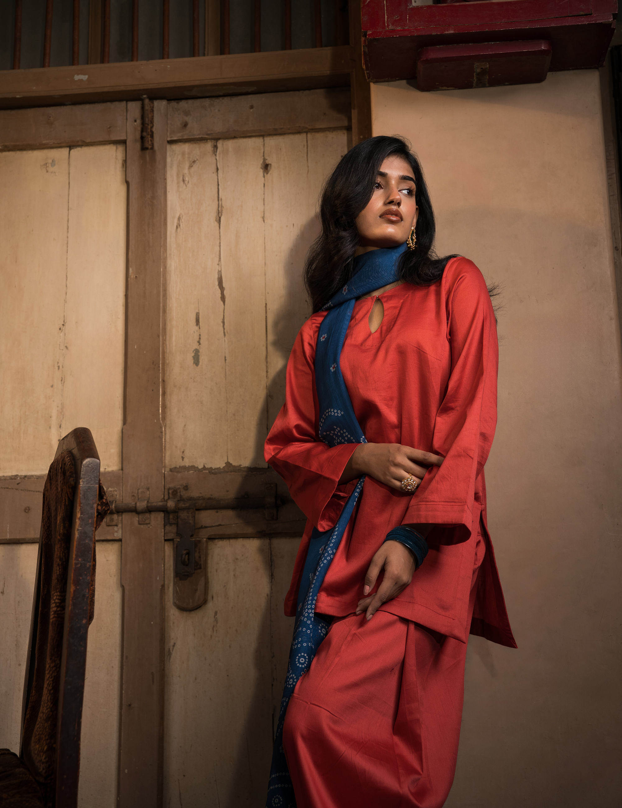 Zuhra Set of three with Farsi Salwar