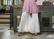 COTTON LACE GHARARA