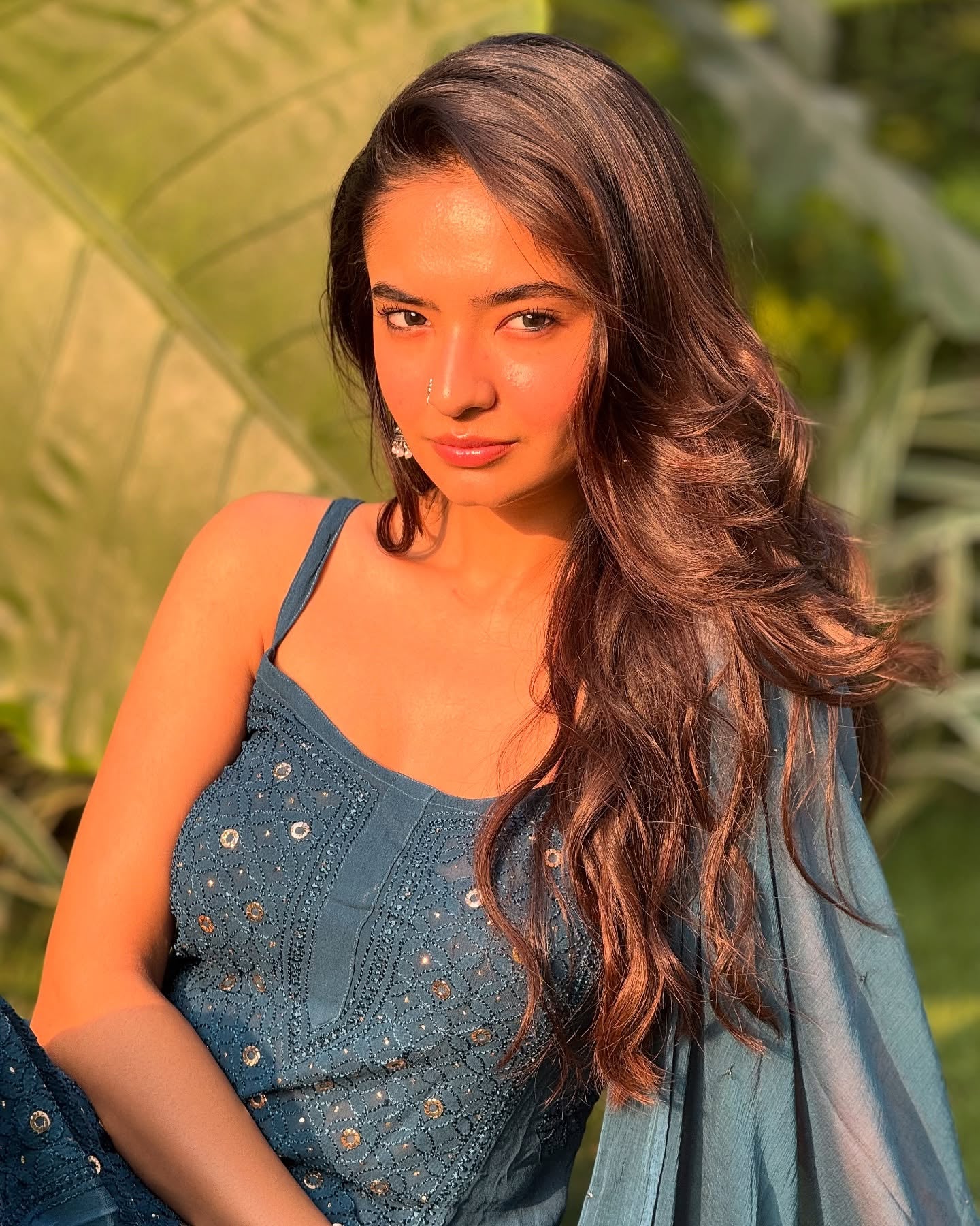 ANUSHKA SEN IN GULNAAZ - SET OF THREE IN BLUE