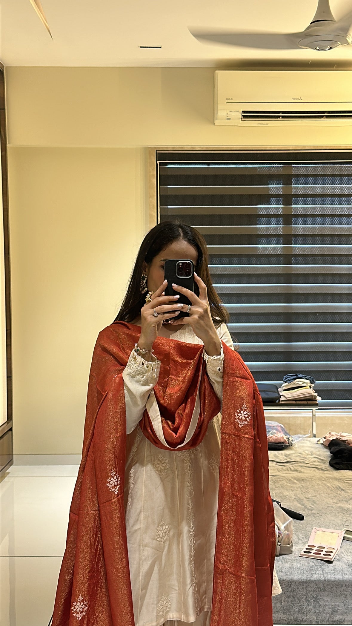 Mizba Chikankari Kurta set