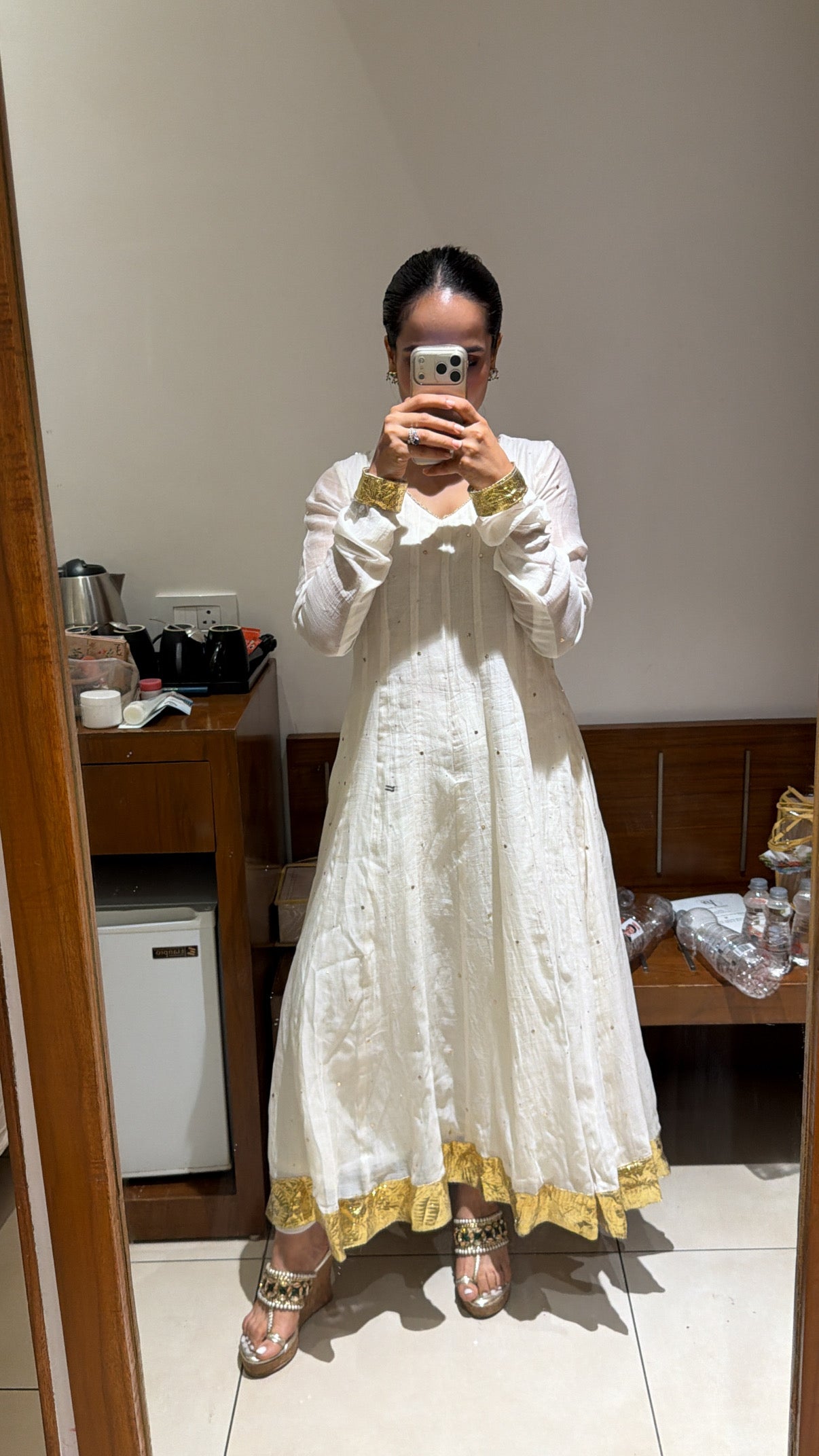 RIWAYAT CHANDERI KALI ANARKALI SET OF THREE