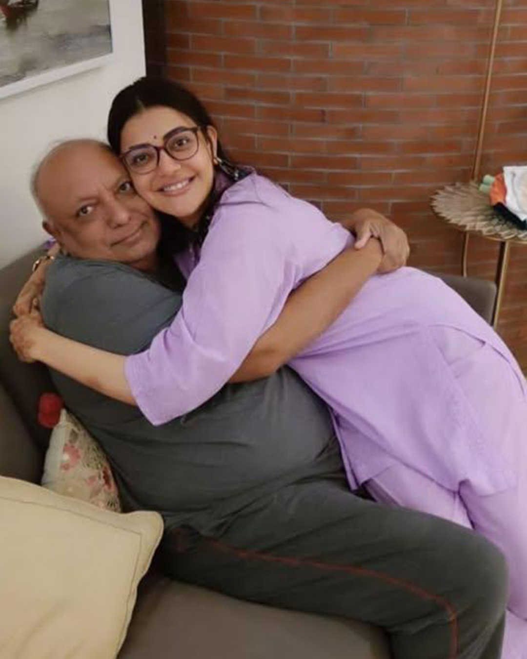 KAJAL AGARWAL IN 'ALIZEY' CHIKAN CO-ORD SET IN LILAC