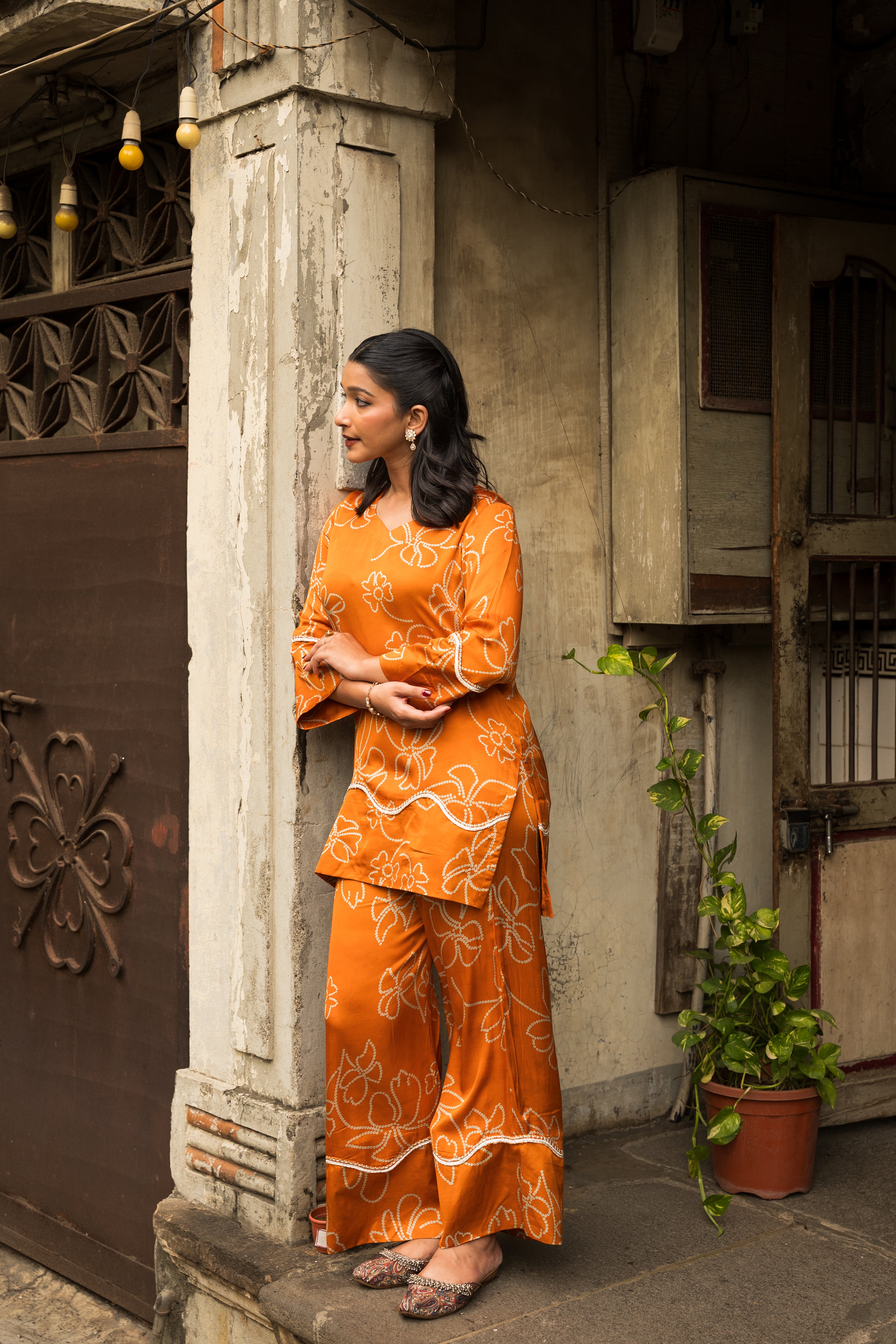 GULAAB - SET OF TWO IN ORANGE