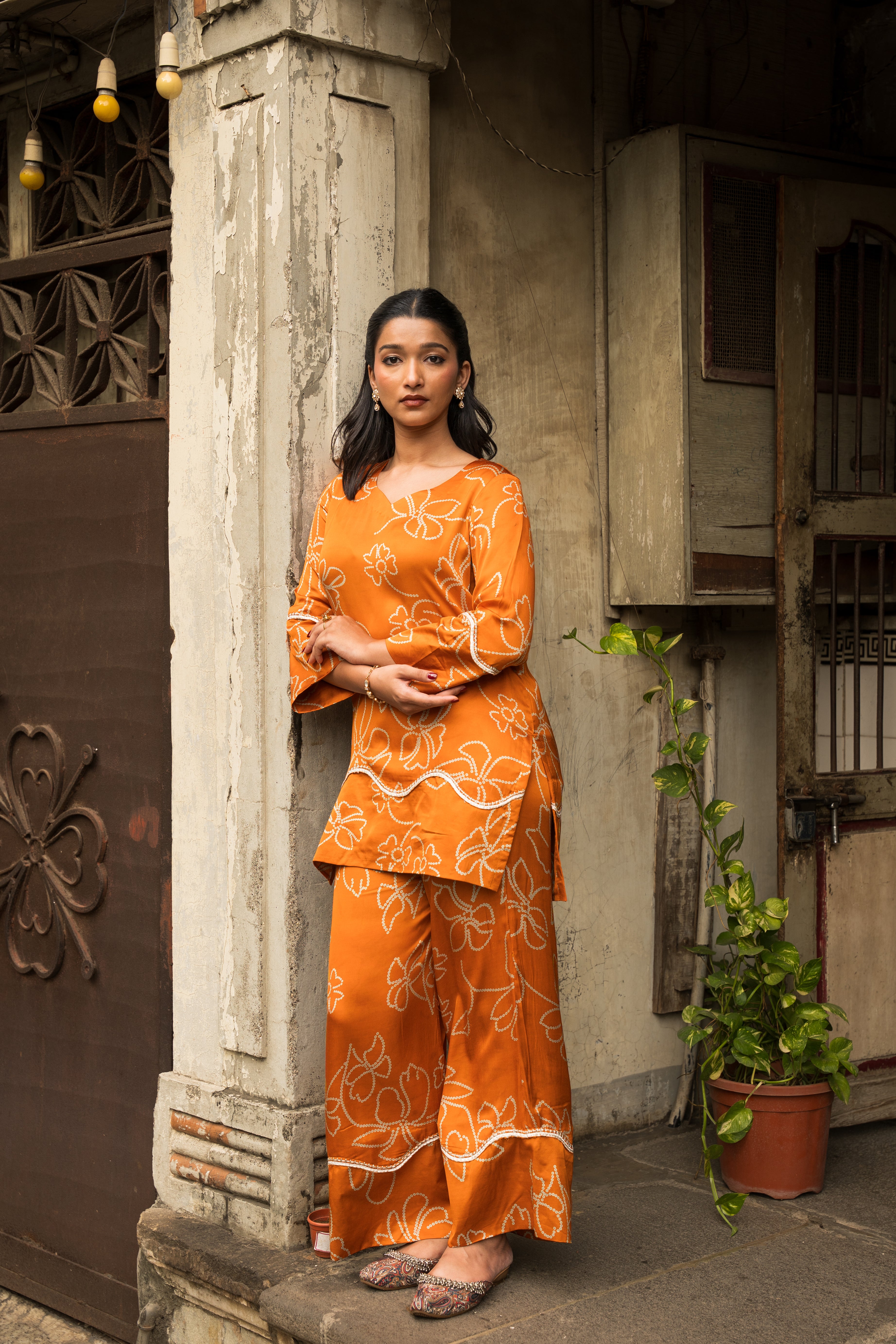 GULAAB - SET OF TWO IN ORANGE