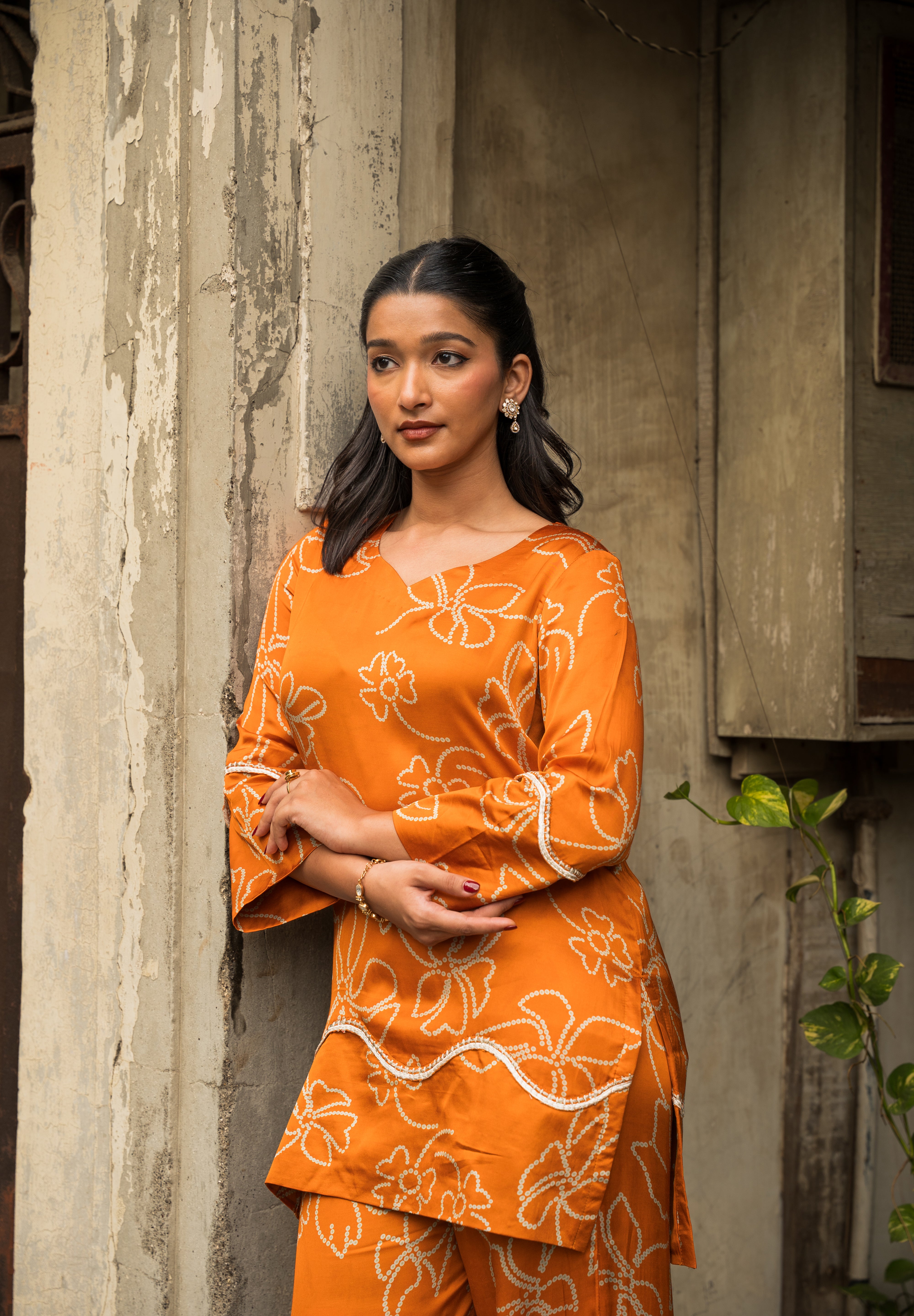 GULAAB - SET OF TWO IN ORANGE