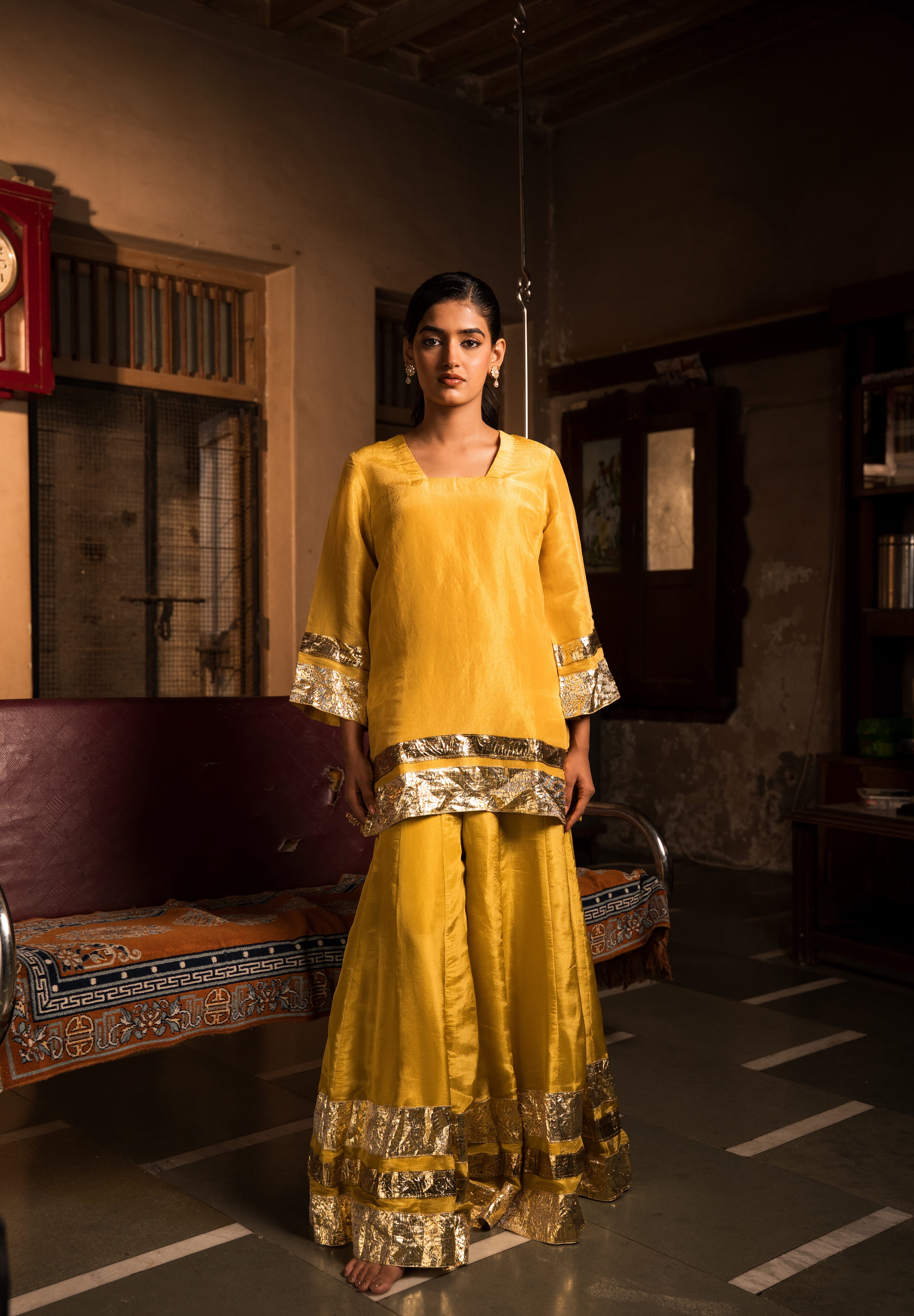 RAATRANI - SET OF THREE IN YELLOW