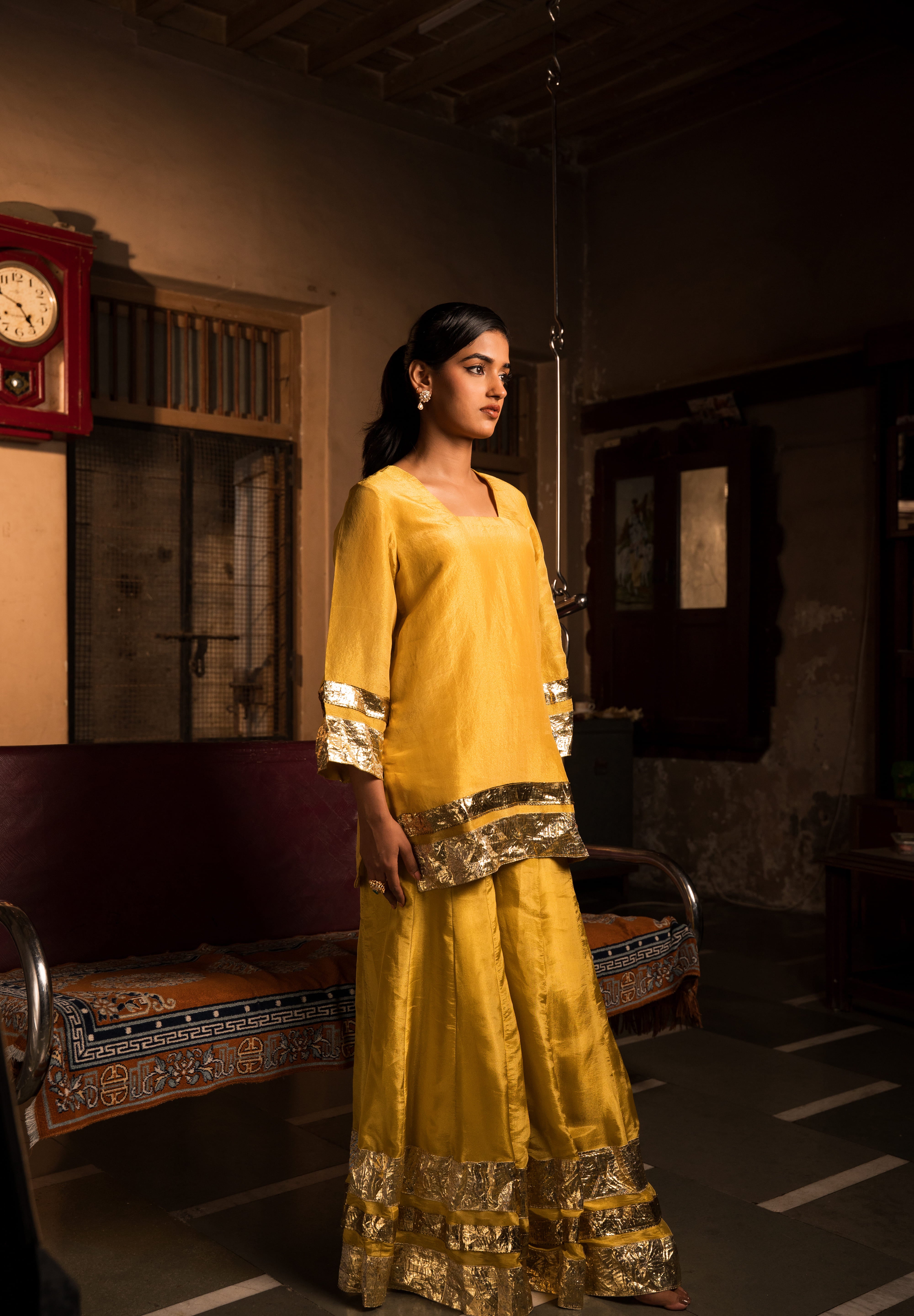 RAATRANI - SET OF THREE IN YELLOW