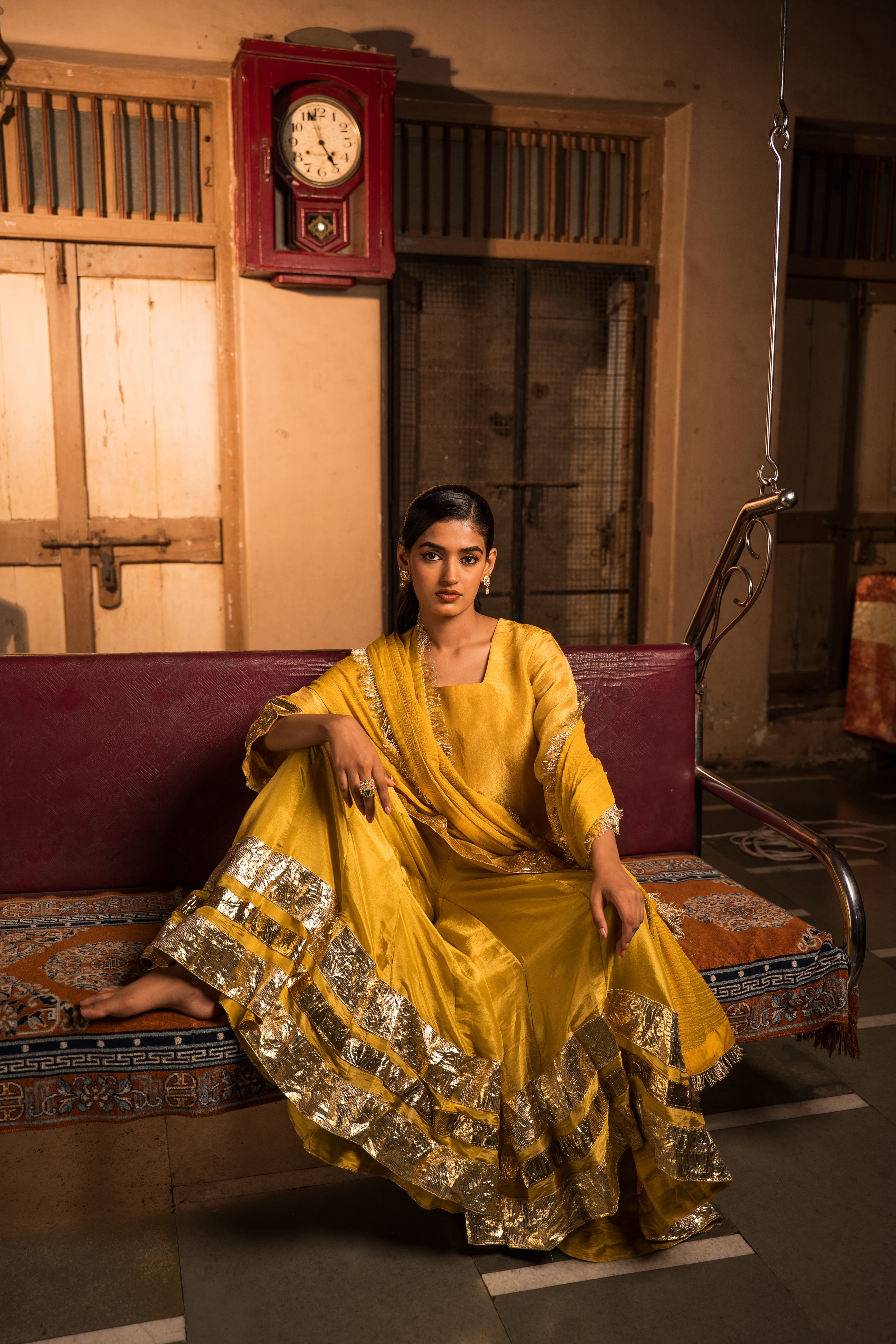 RAATRANI - SET OF THREE IN YELLOW