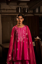 MIZBA - SET OF THREE IN HOT PINK