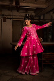 MIZBA - SET OF THREE IN HOT PINK