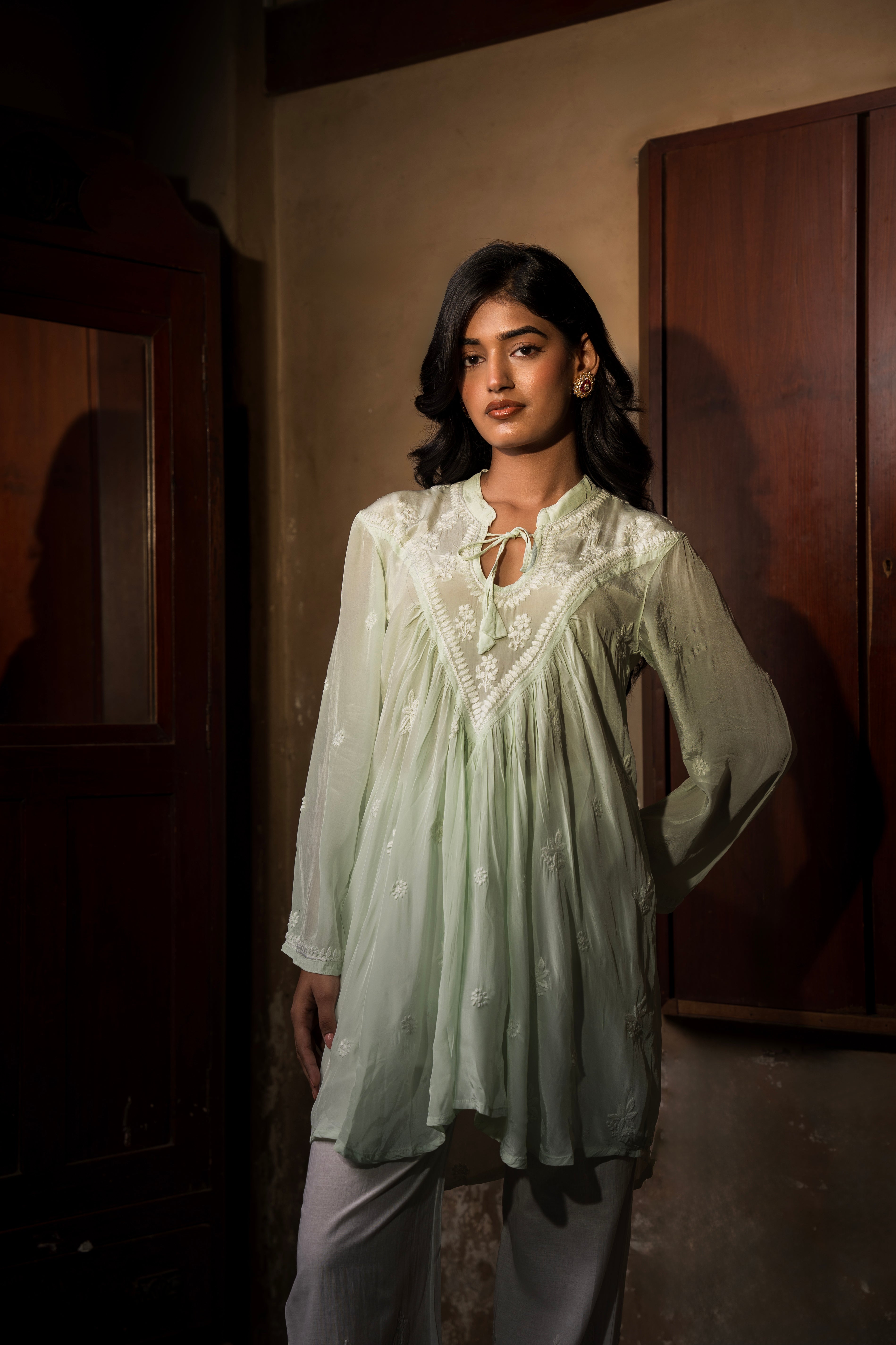 RAANI KURTA IN PISTA
