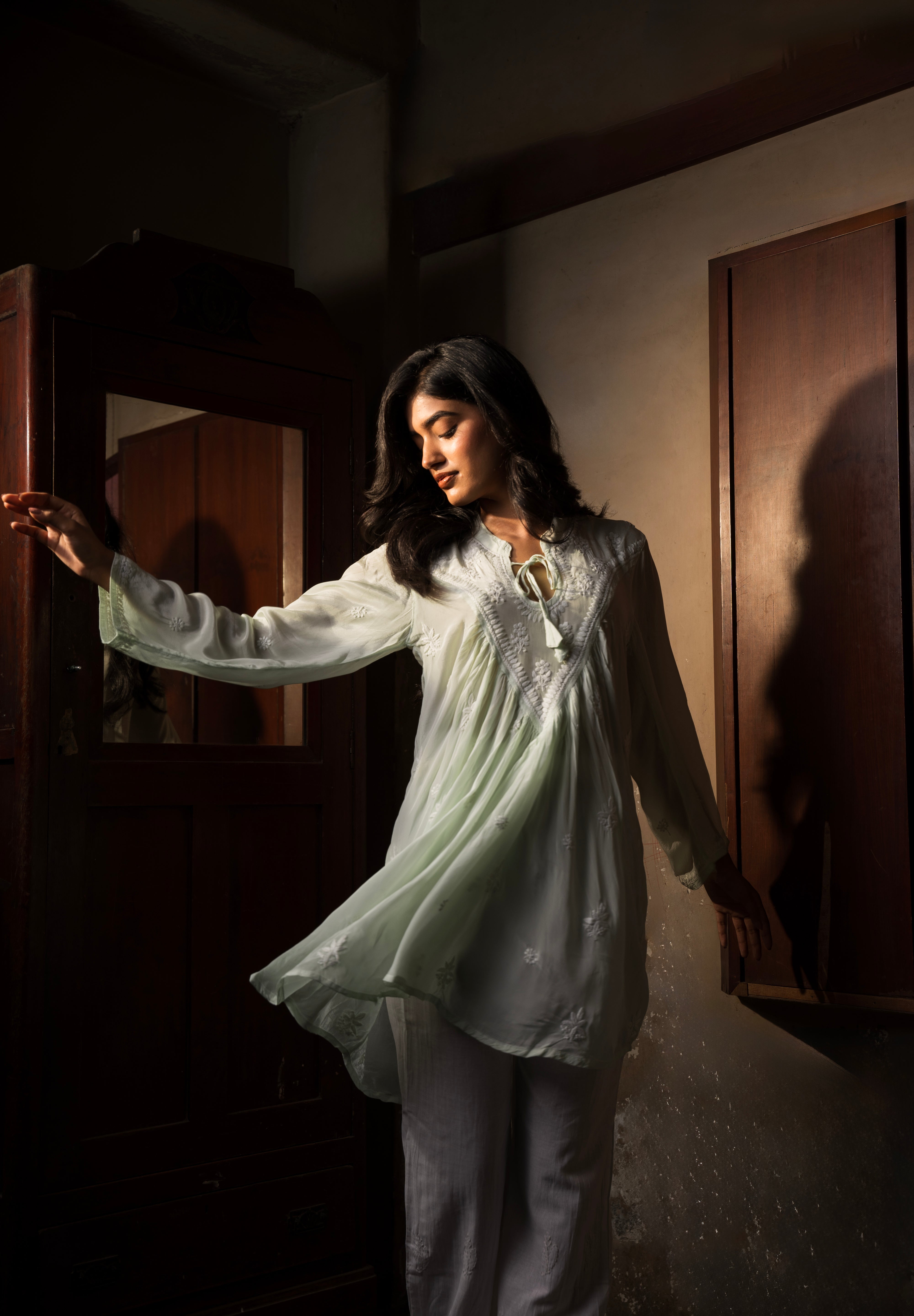 RAANI KURTA IN PISTA