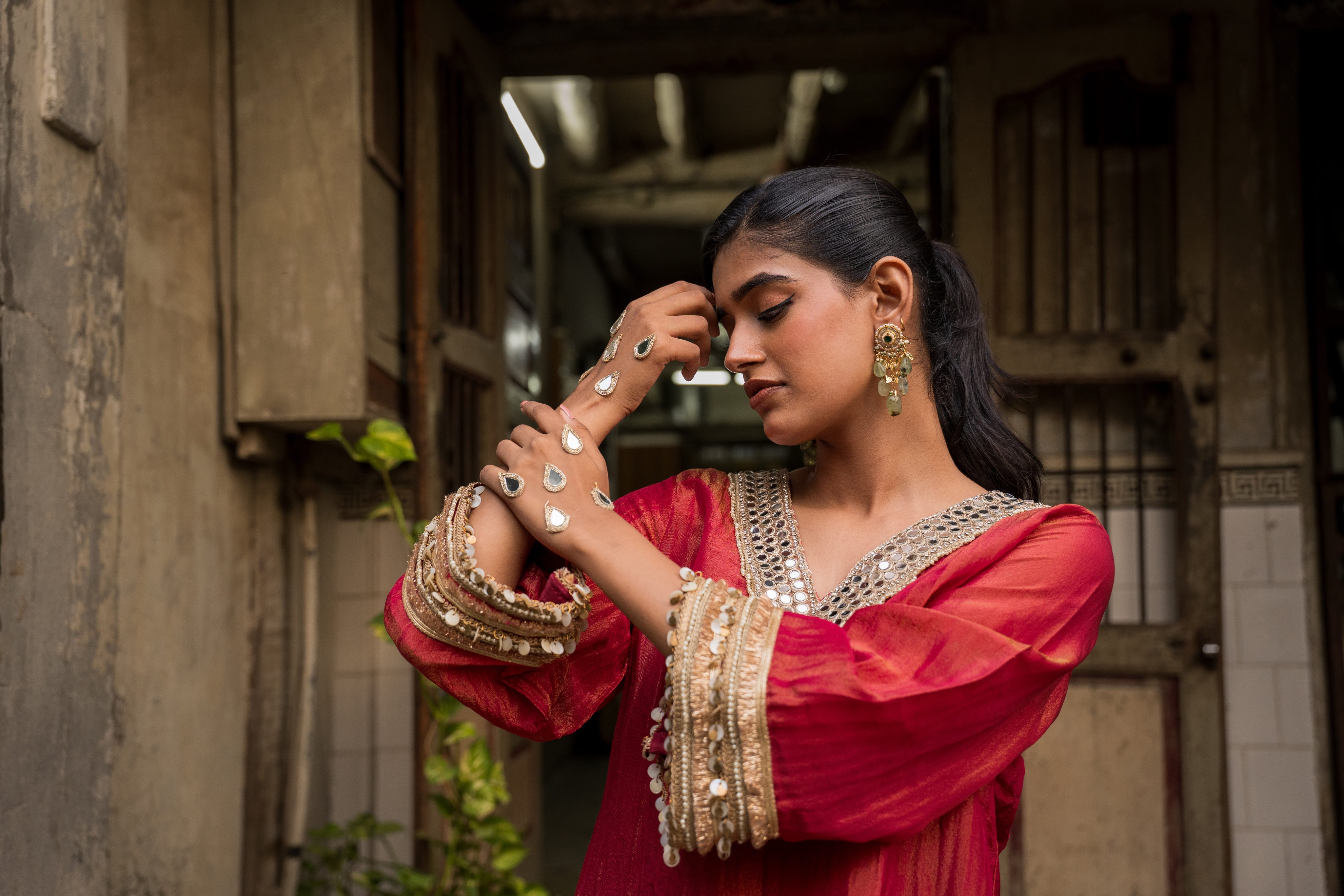 CHANDRIKA - SET OF THREE IN PINK