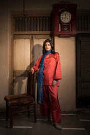 ZUHRA - SET OF THREE IN RED