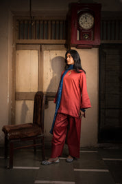 ZUHRA - SET OF THREE IN RED