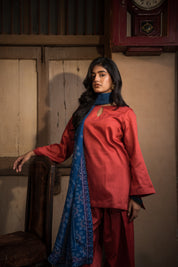 ZUHRA - SET OF THREE IN RED
