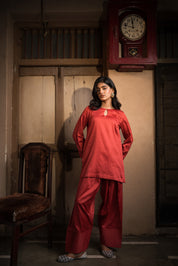 ZUHRA - SET OF THREE IN RED