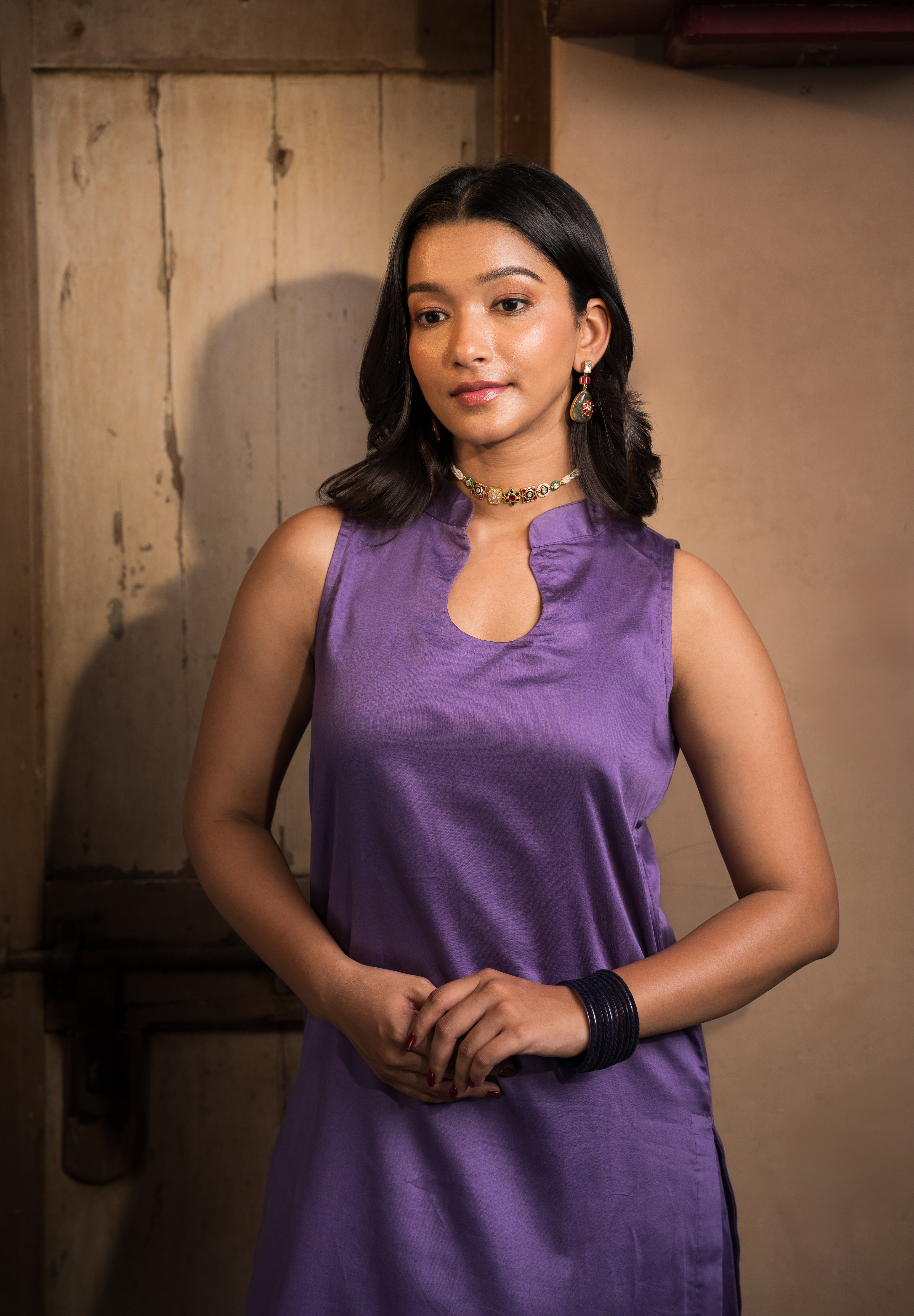 HEER - SET OF THREE IN PURPLE