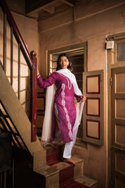 RIMJHIM KURTA IN WINE