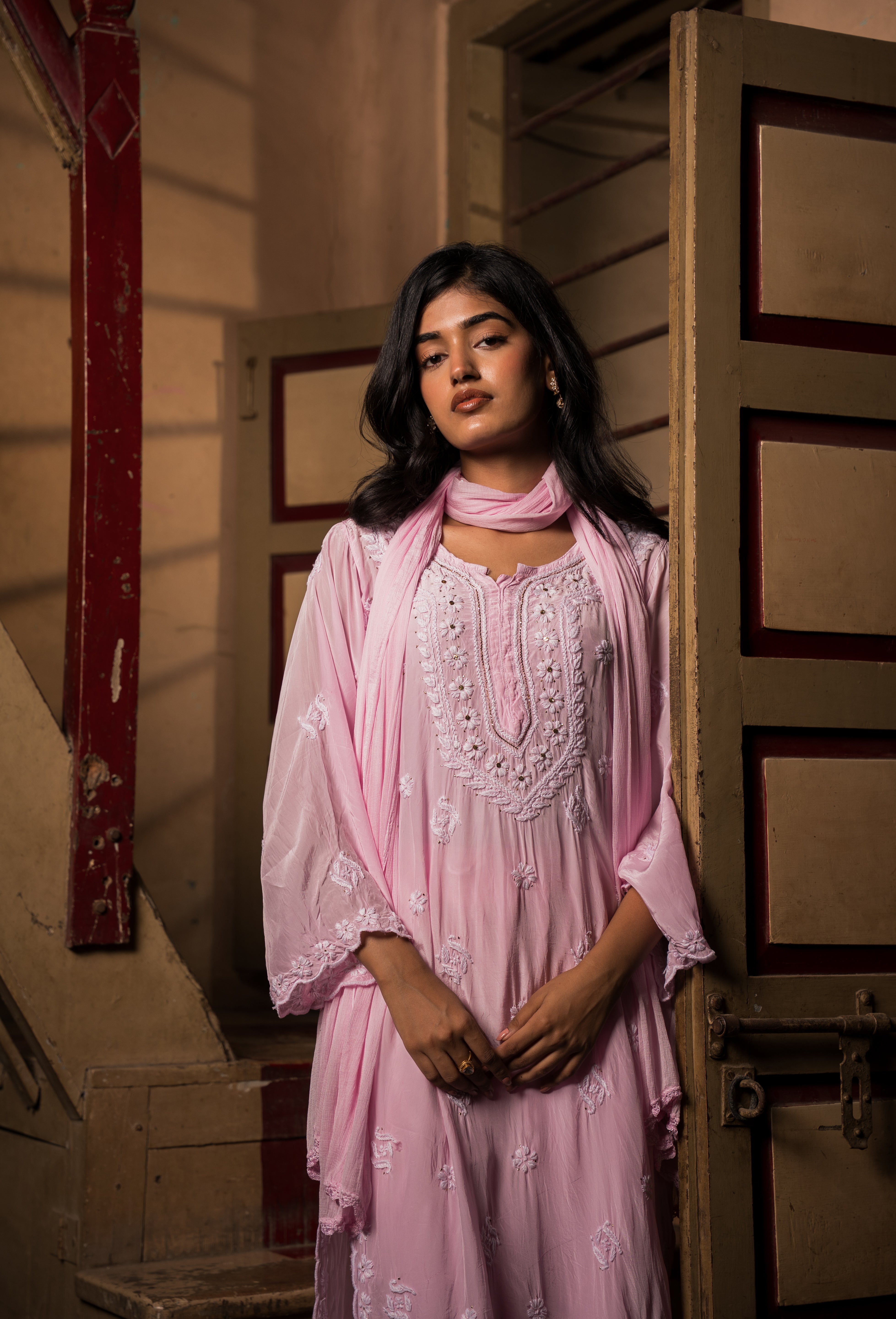 NOORIZA - SET OF THREE IN BABY PINK