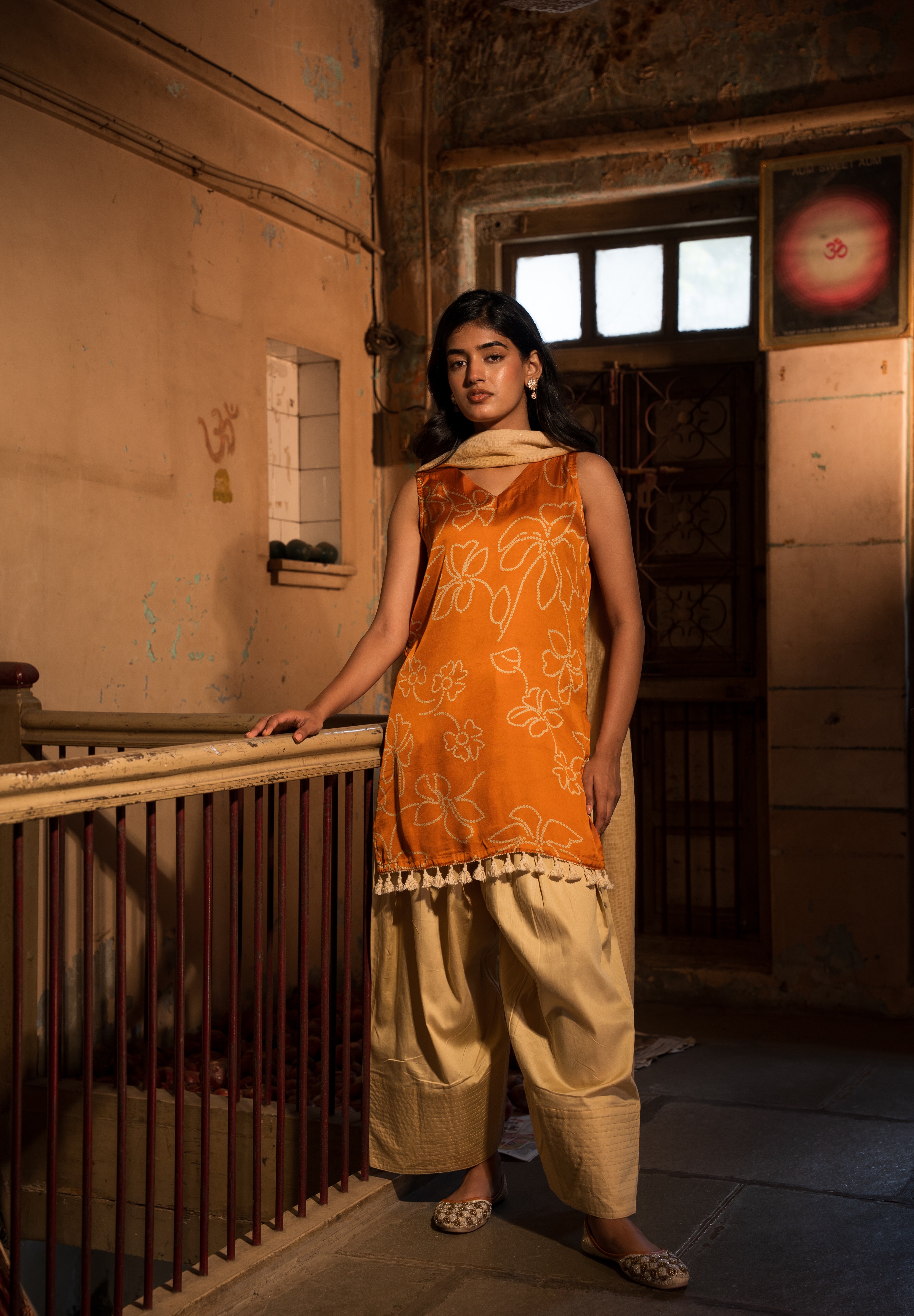 RIVAA - SET OF THREE IN ORANGE