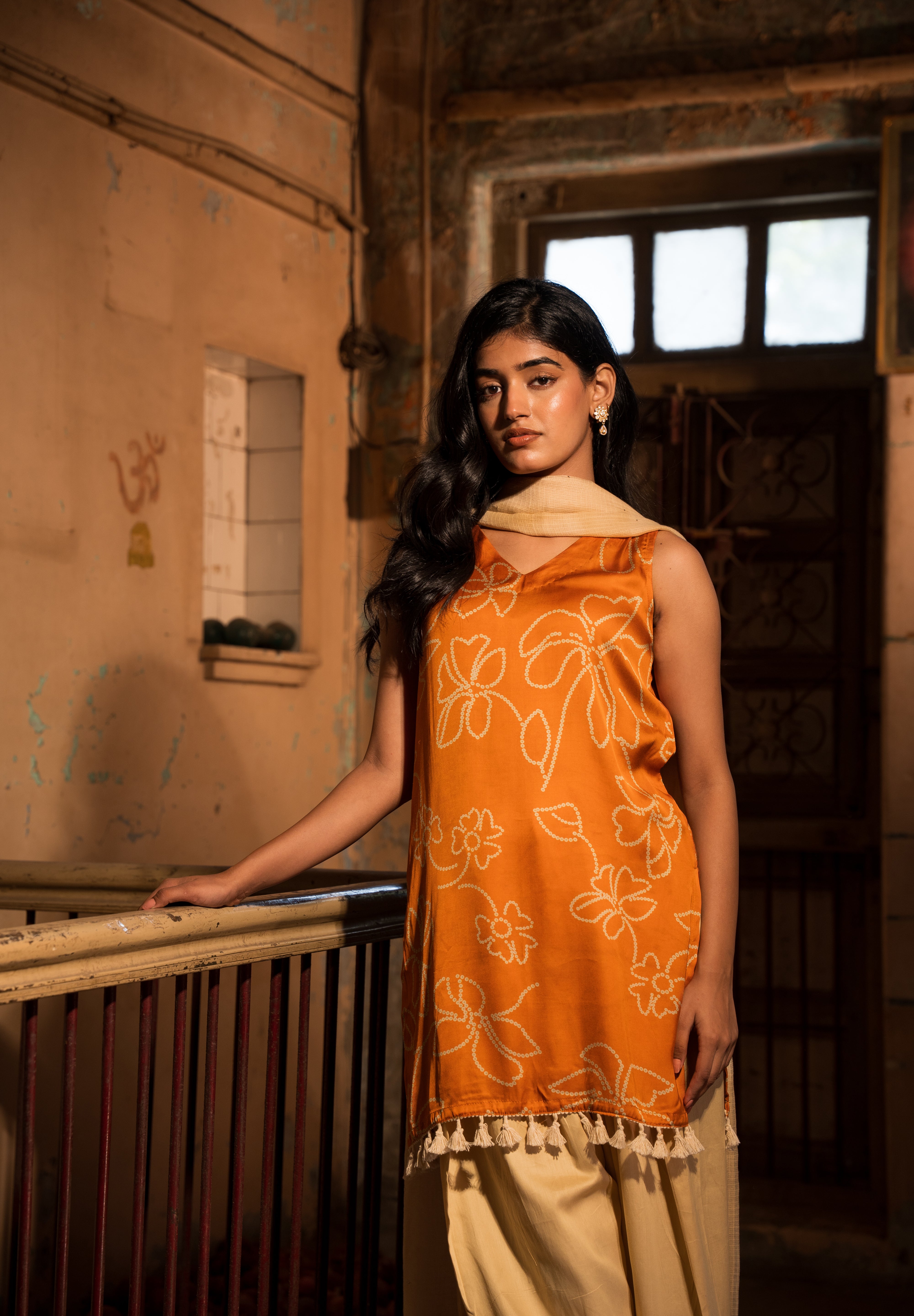 RIVAA - SET OF THREE IN ORANGE