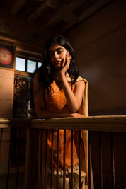 RIVAA - SET OF THREE IN ORANGE
