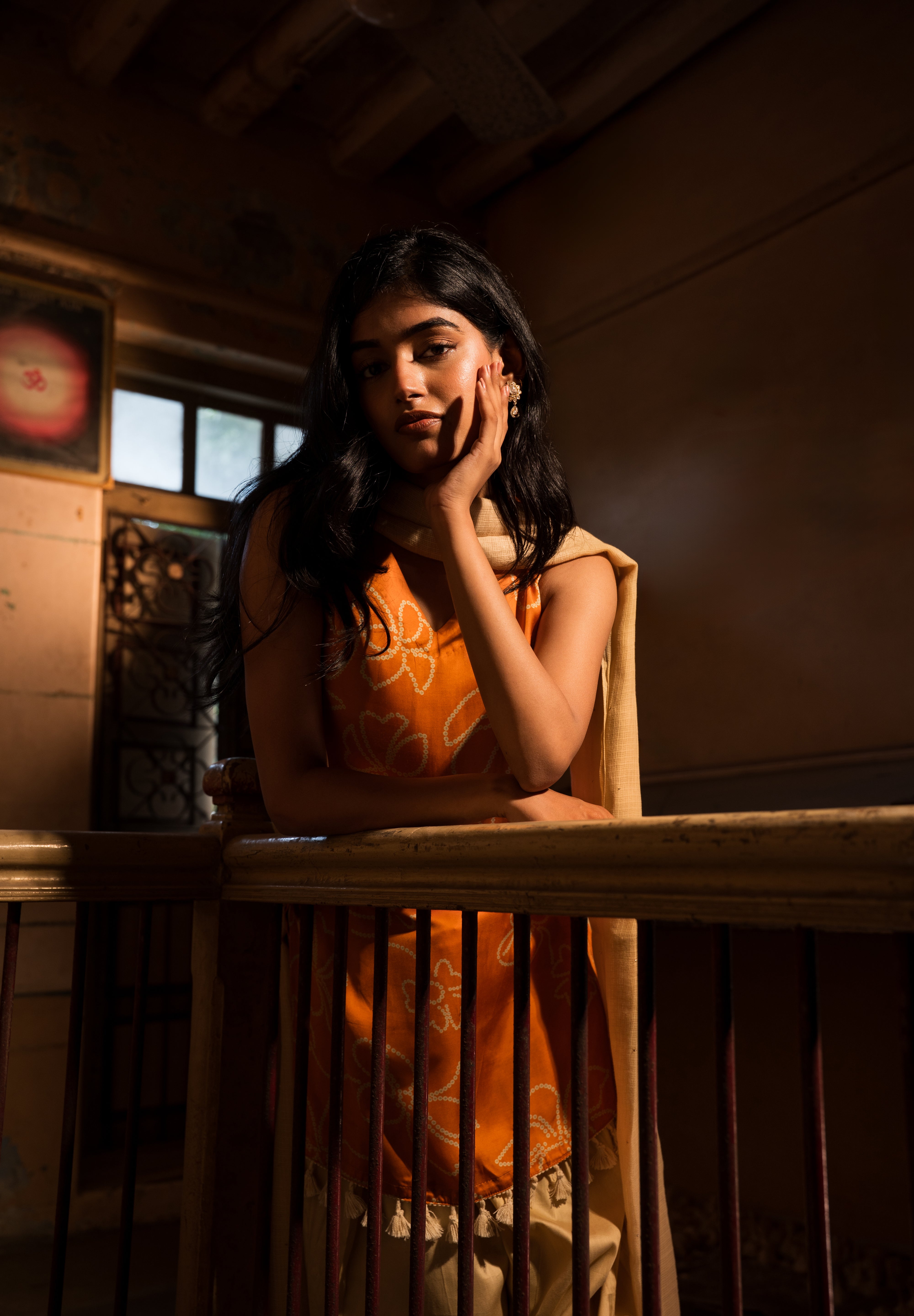 RIVAA - SET OF THREE IN ORANGE