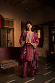 CHAMKEELI - SET OF THREE IN PURPLE