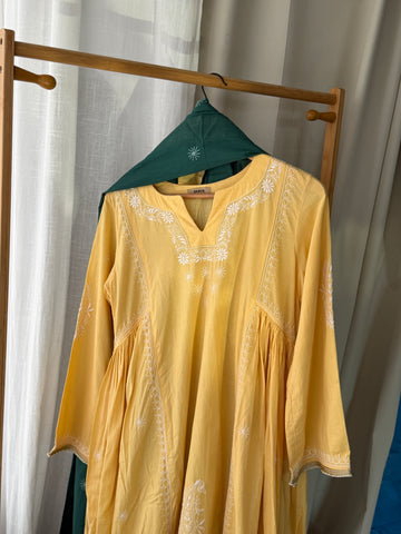 NAZIA COTTON CHIKANKARI SET