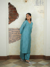 Load image into Gallery viewer, ZEENAT - SET OF 2 IN TEAL BLUE
