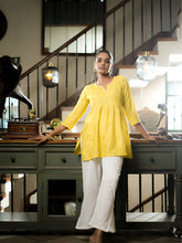Load image into Gallery viewer, ZAARA - SET OF 2 WITH COTTON PANTS IN YELLOW
