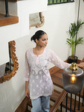 Load image into Gallery viewer, ZURI - SHORT KURTI IN PINK
