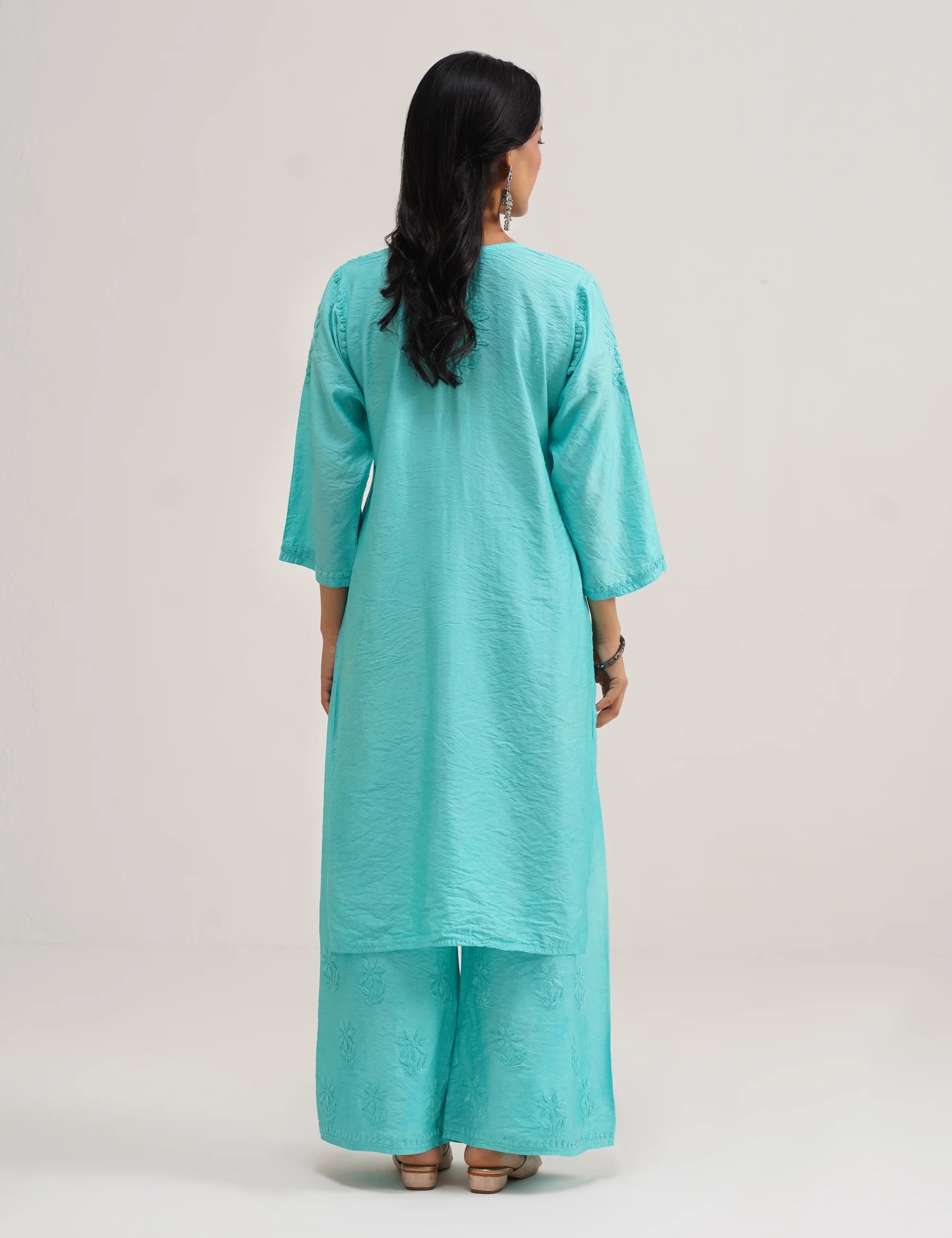 SURMAI CHIKANKARI SET OF THREE