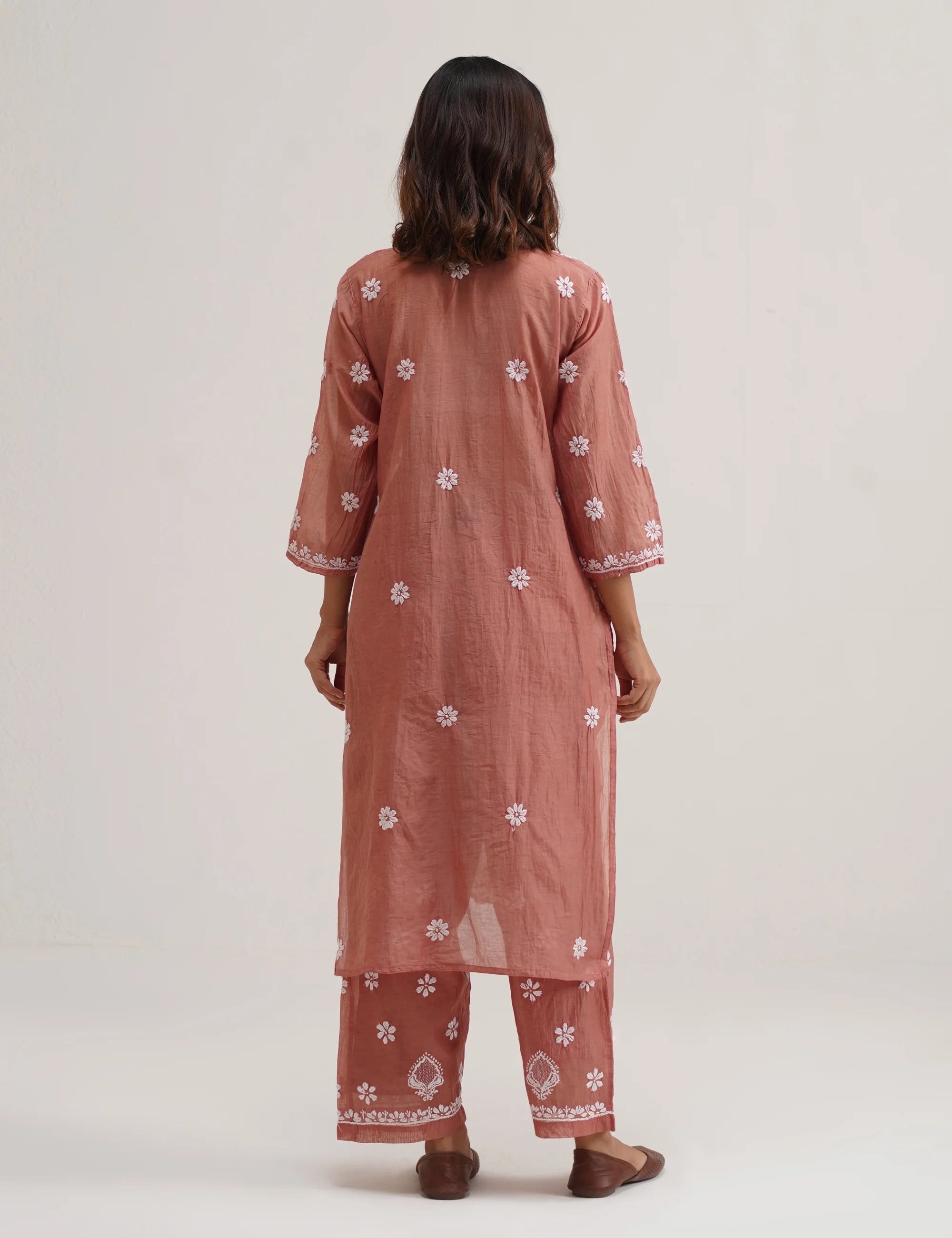 ZORA CHIKANAKRI KURTA SET OF THREE