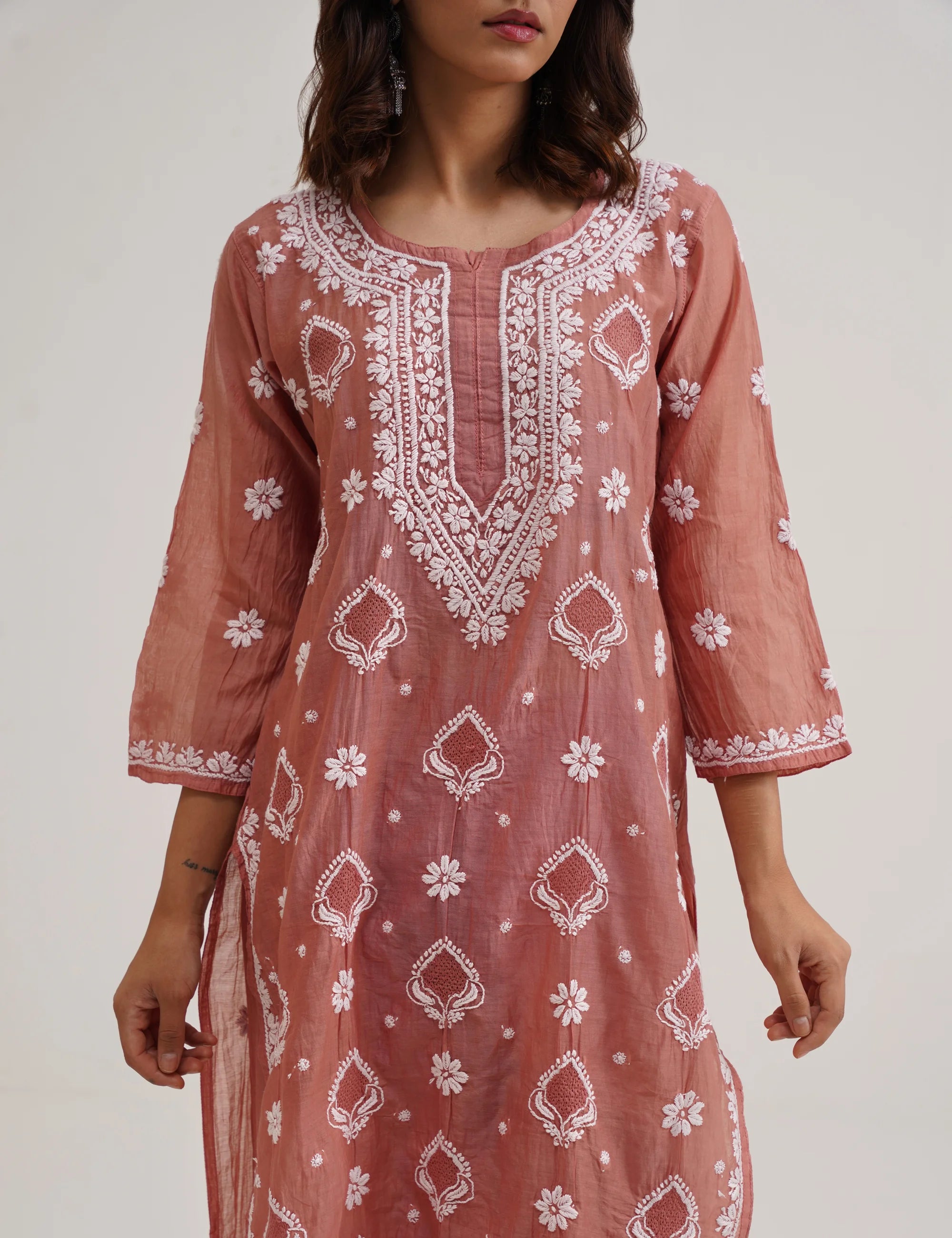 ZORA CHIKANAKRI KURTA SET OF THREE