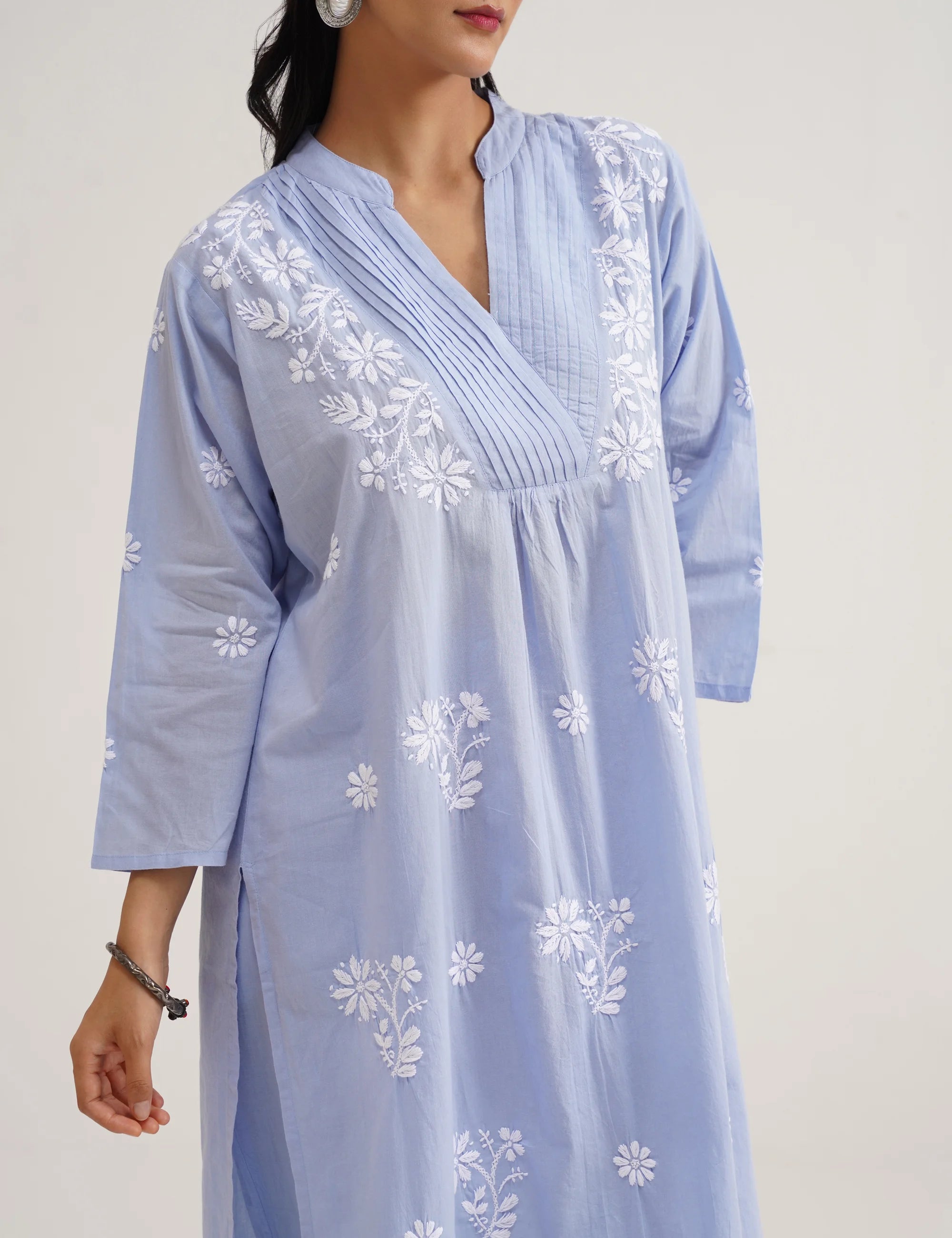 KESAR CHIKANKARI CO-ORD SET OF TWO