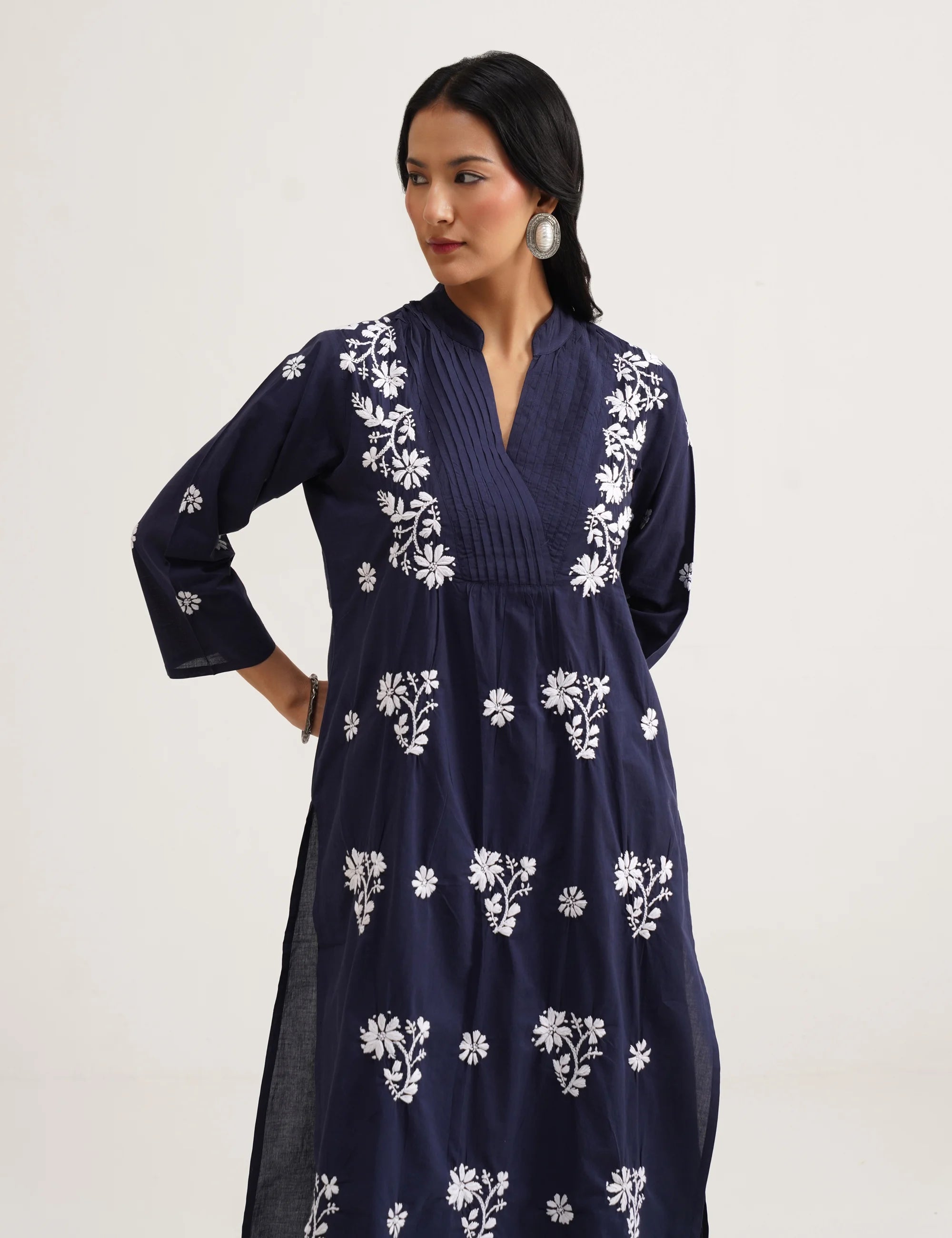KESAR CHIKANKARI CO-ORD SET OF TWO