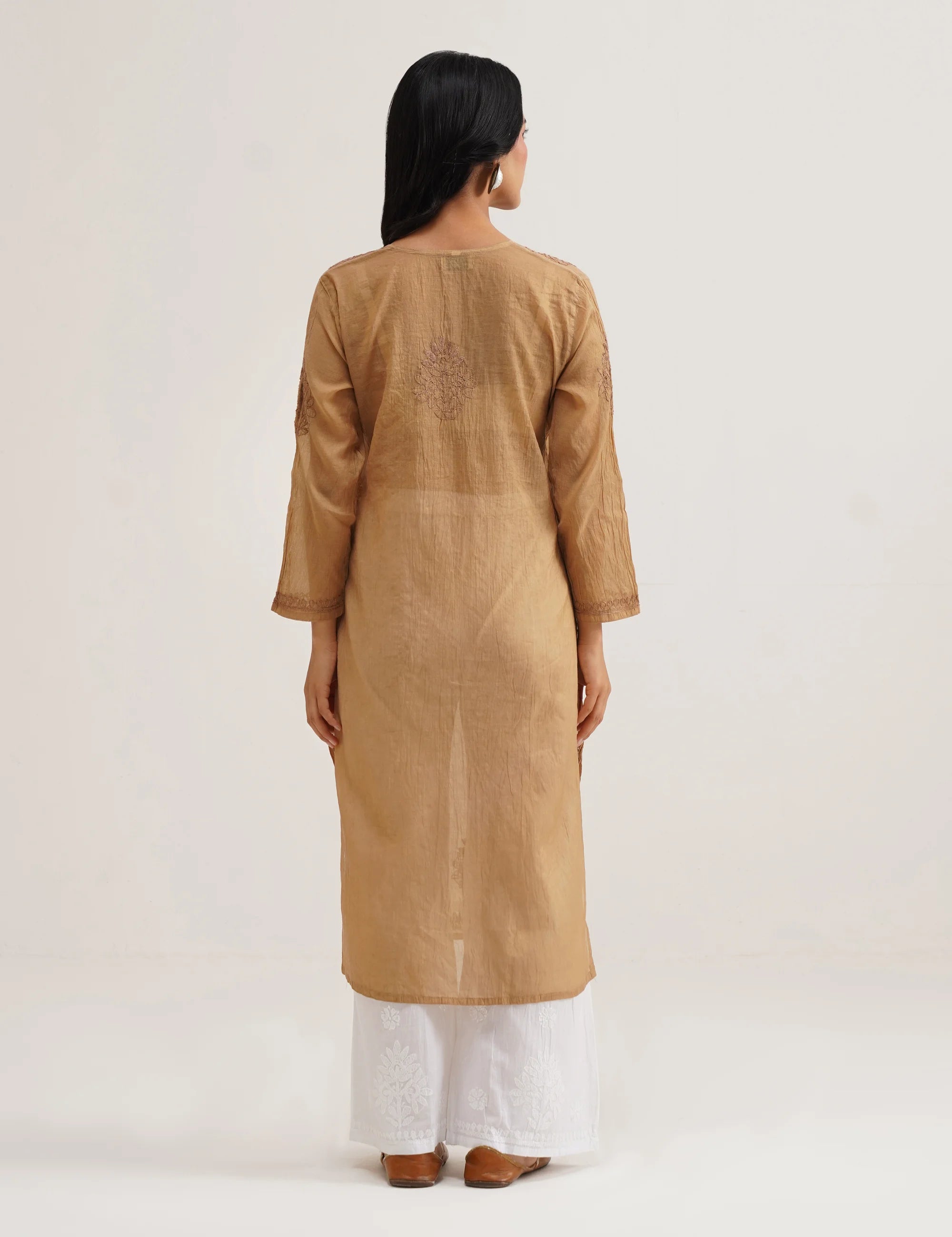 ADAA CHIKANKARI KURTA SET OF THREE