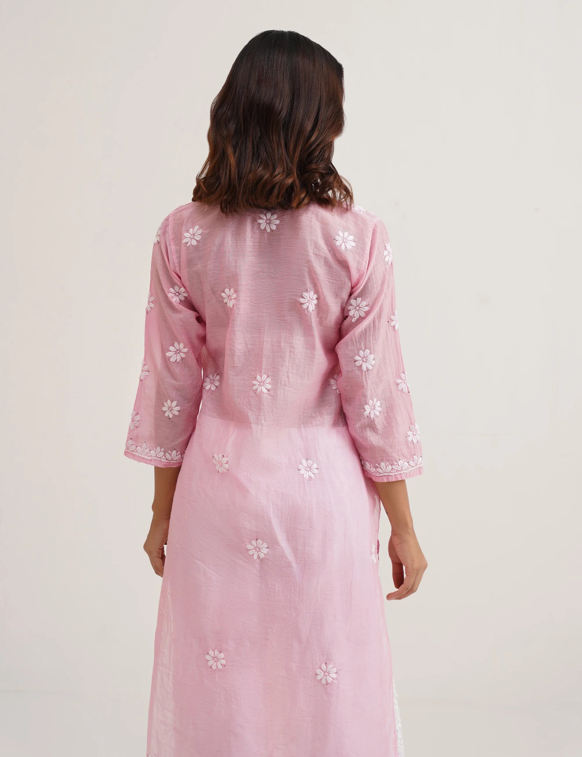 AYRA CHIKANKARI KURTA SET OF THREE