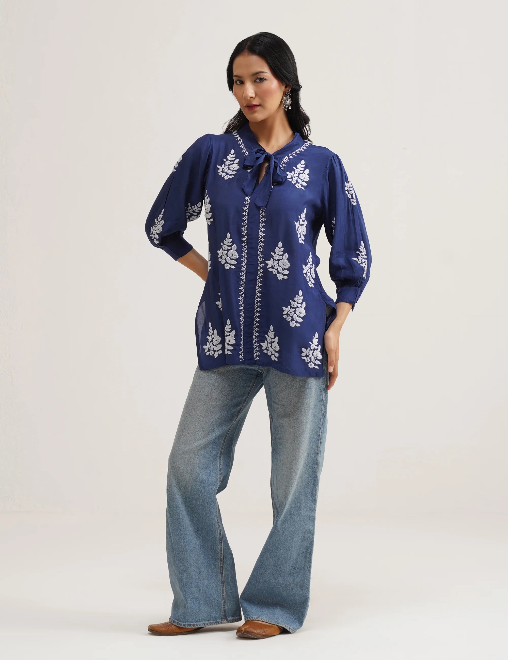 ABEER CHIKANKARI SHIRT