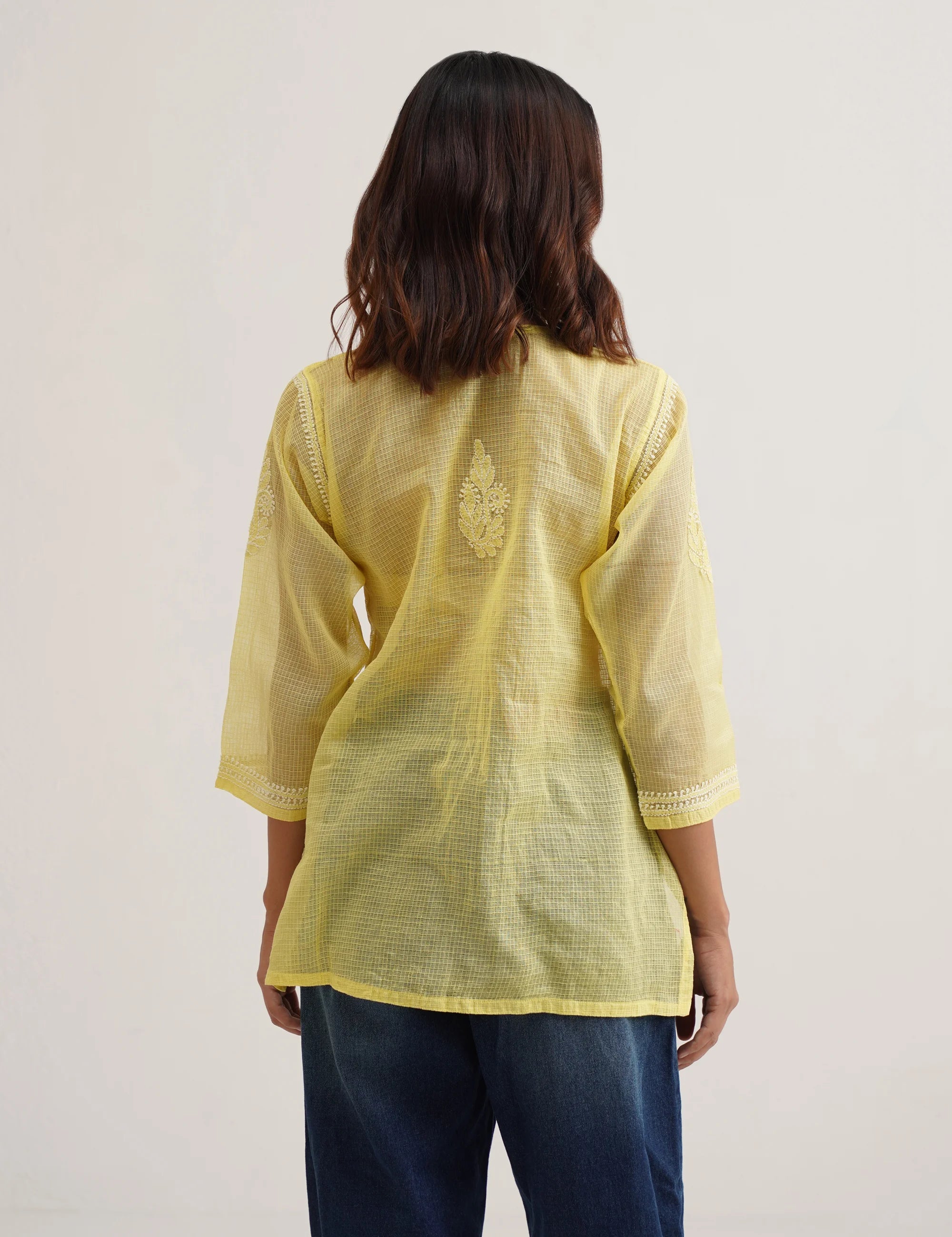ZURI CHIKANKARI SHORT KURTI