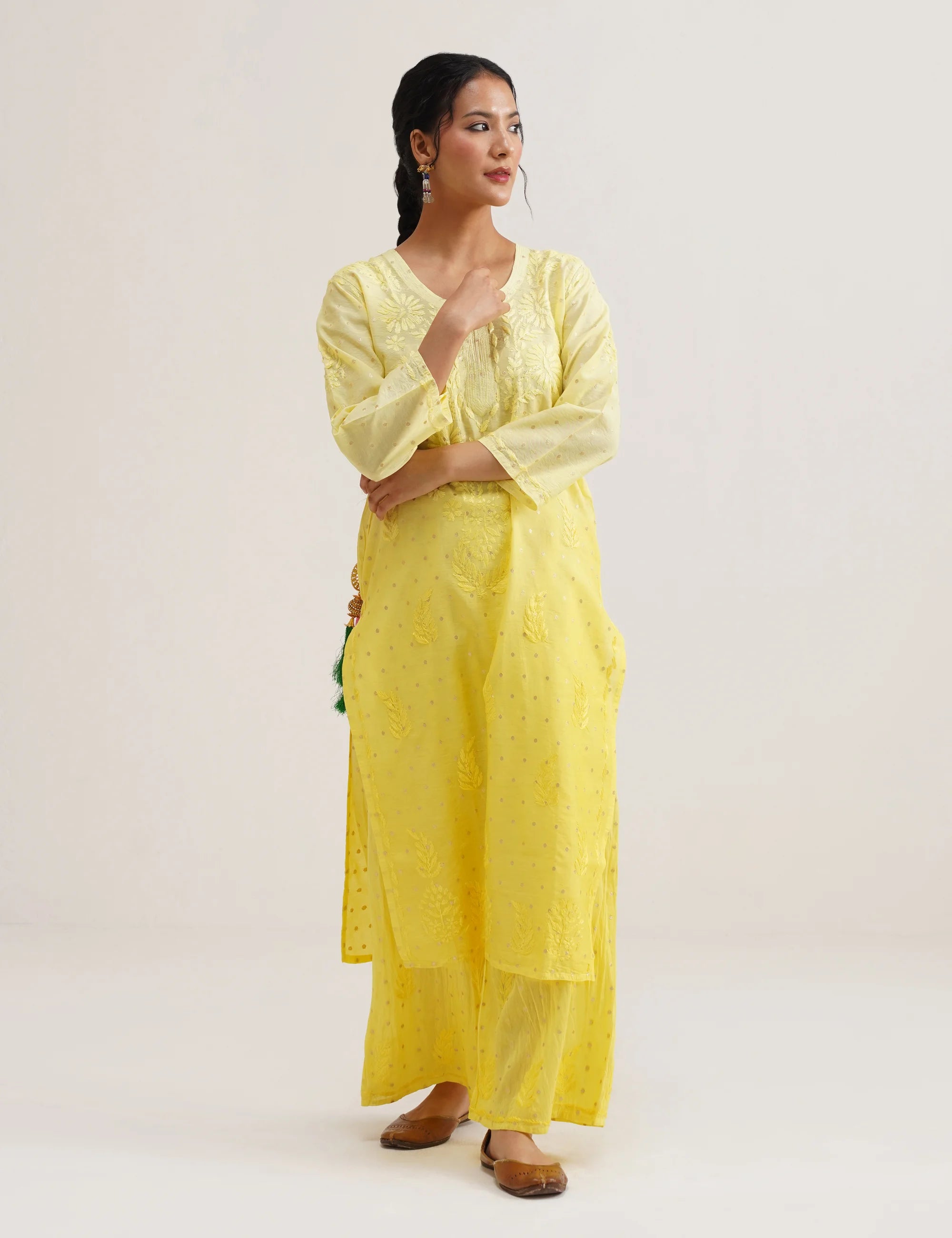 GULNAAR BANARASI SUIT SET OF THREE